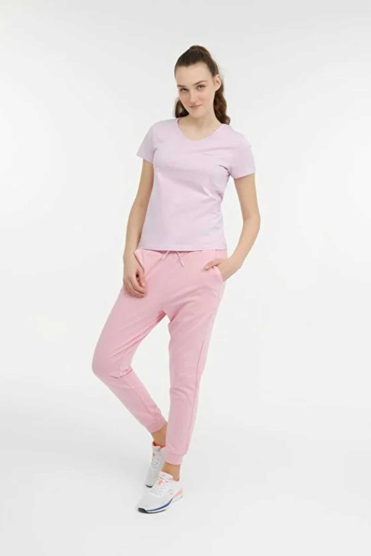 Lumberjack W-Ct133 Kadın Eşofman Altı 101350692 Pembe