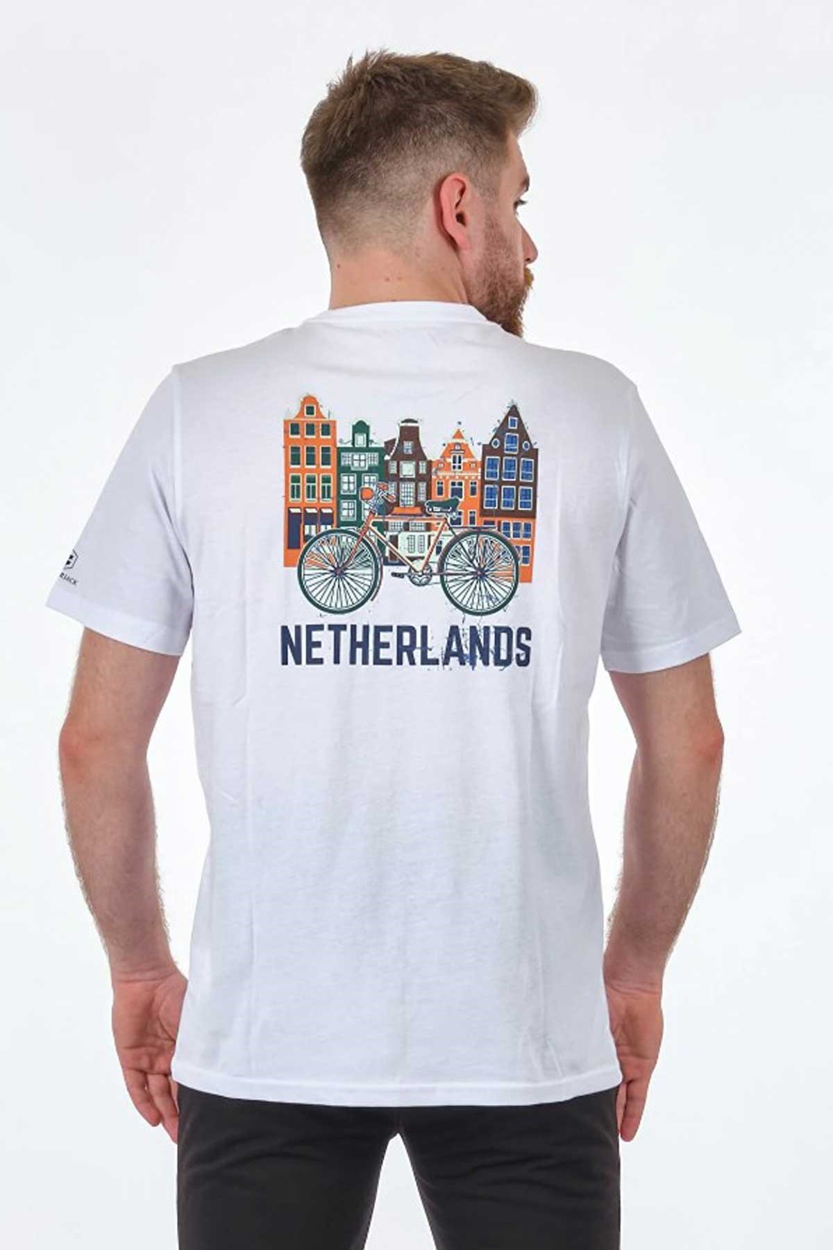 Lumberjack Netherlands 11Otbl Erkek Tişört 101358992 Beyaz