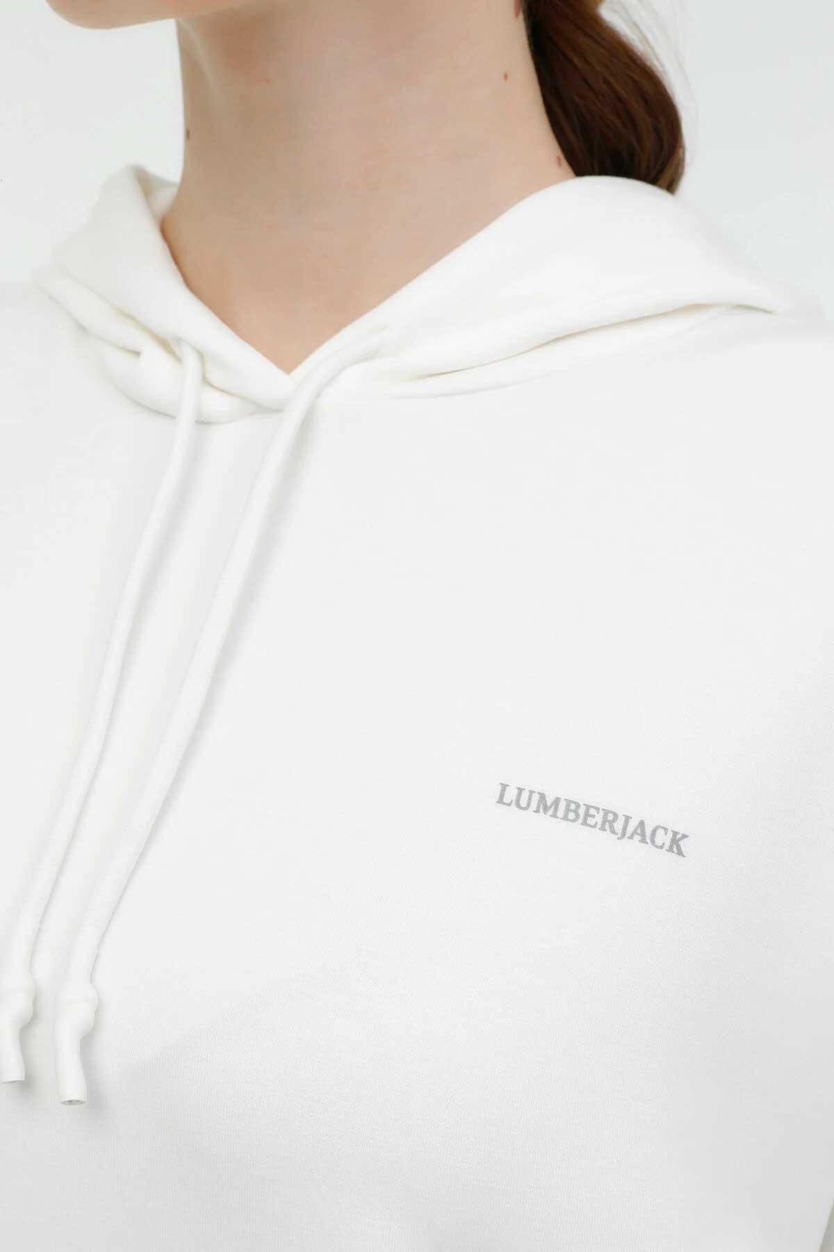 Lumberjack Luna 17Ct664 Kadın Sweatshirt 101359392 Ekru