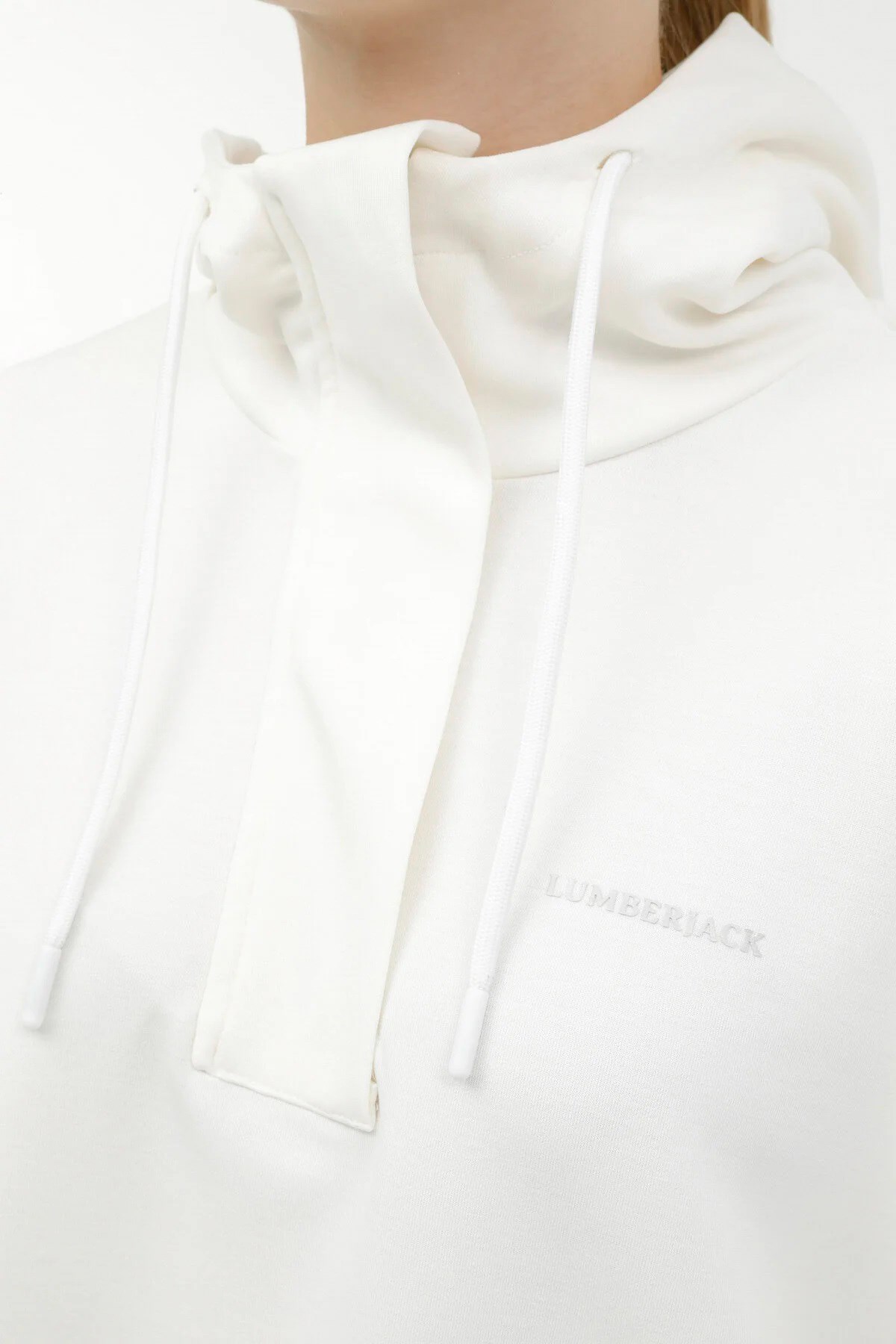 Lumberjack Camila 17Ct694 Kadın Sweatshirt 101359990 Ekru