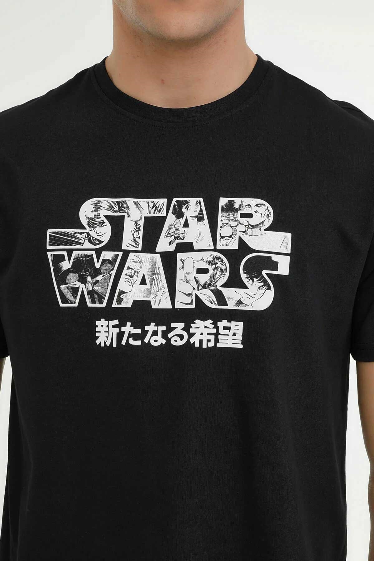 Lumberjack Starwars 11Lsn05 Erkek Tişört 101360480 Siyah