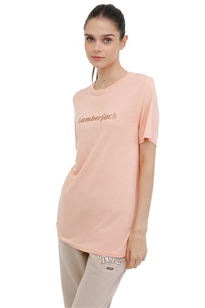 Lumberjack Laya-B 11Sl11 Kadın Tişört 101364220 Pembe
