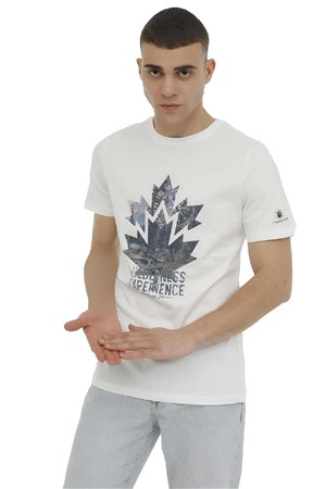 Lumberjack Alfu 11Urbng13 Erkek Tişört 101364242 Beyaz