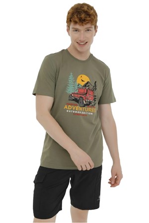 Lumberjack Garron 11Urbng100 Erkek Tişört 101364539 Haki