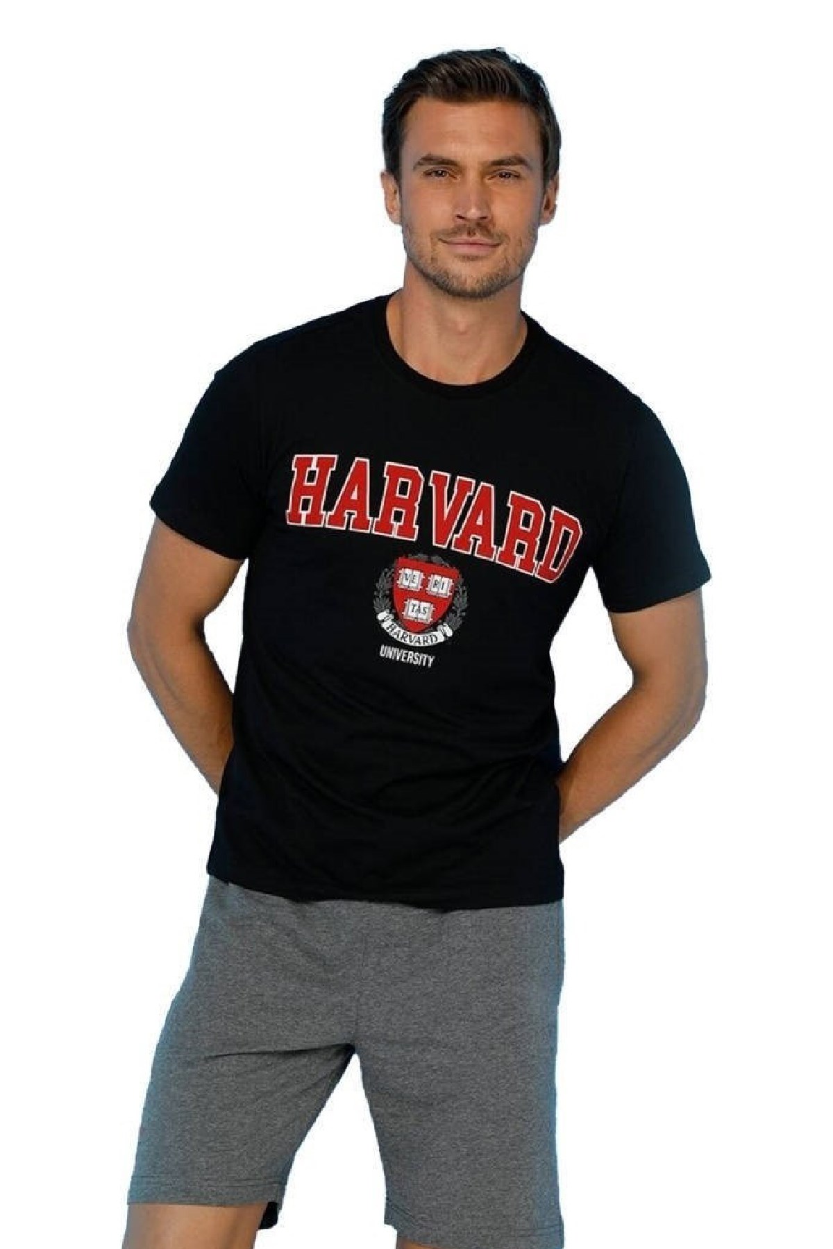 Lumberjack Harvard 11Sn685 Erkek Tişört 101364607 Siyah