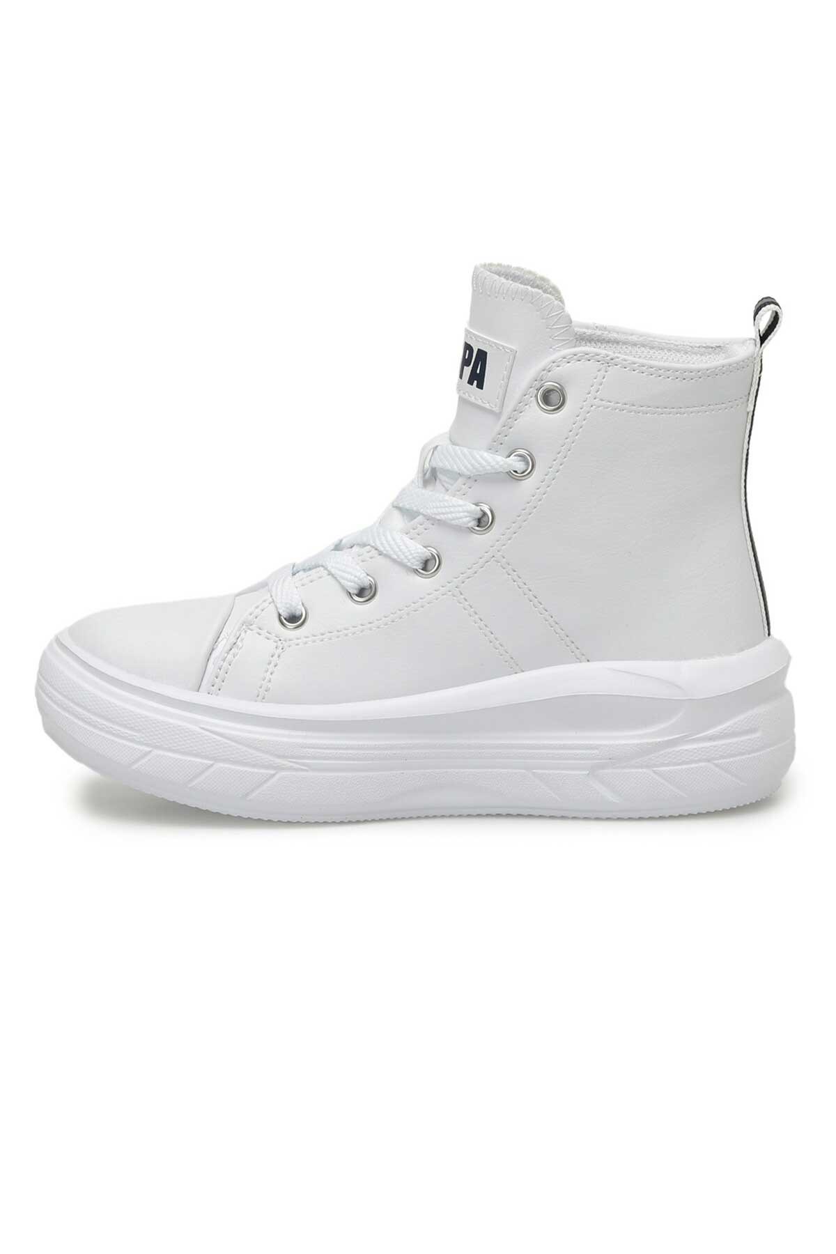 U.S. Polo Assn. Clementine Jr Pu Çocuk Ayakkabı 101390022 Beyaz
