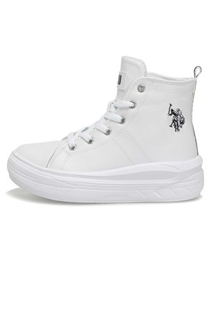 U.S. Polo Assn. Clementine Jr Pu Çocuk Ayakkabı 101390022 Beyaz