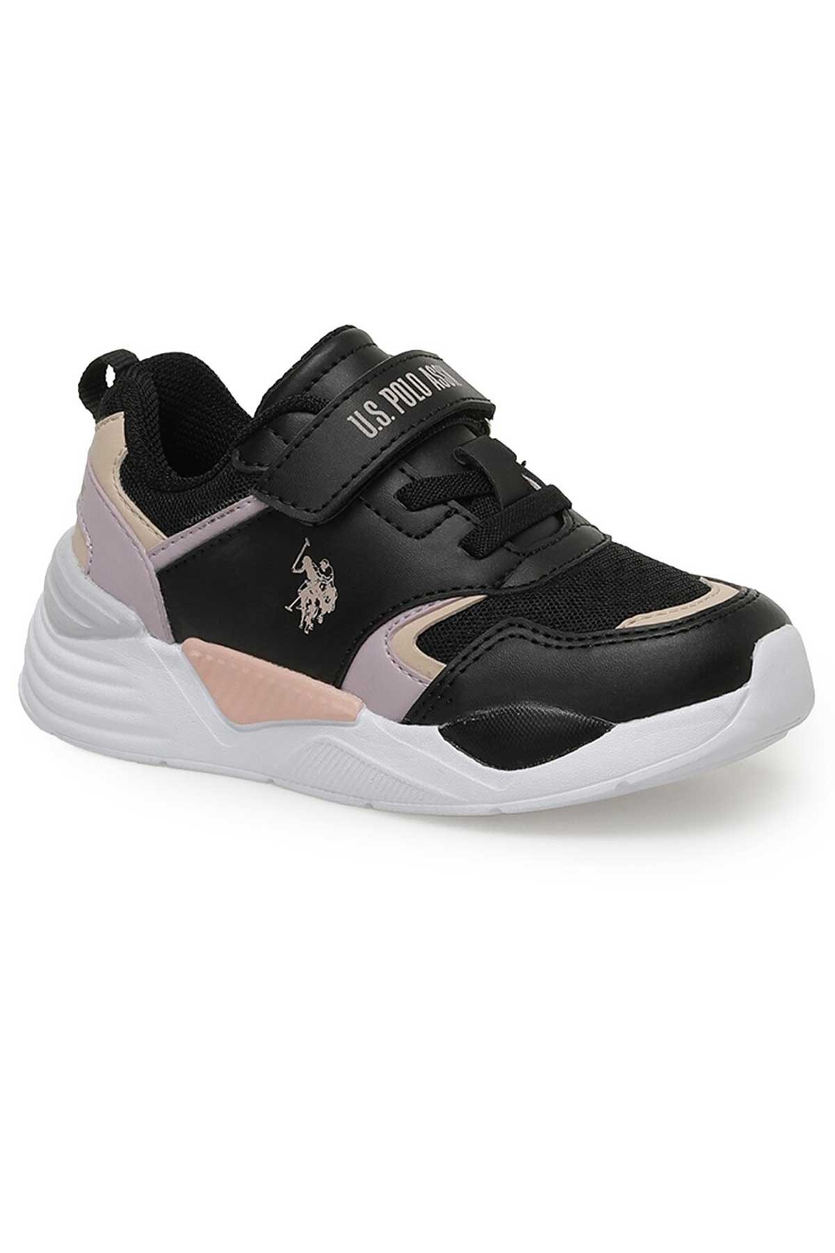 U.S. Polo Assn. Terminal Jr Çocuk Spor Ayakkabı 101392218 Siyah