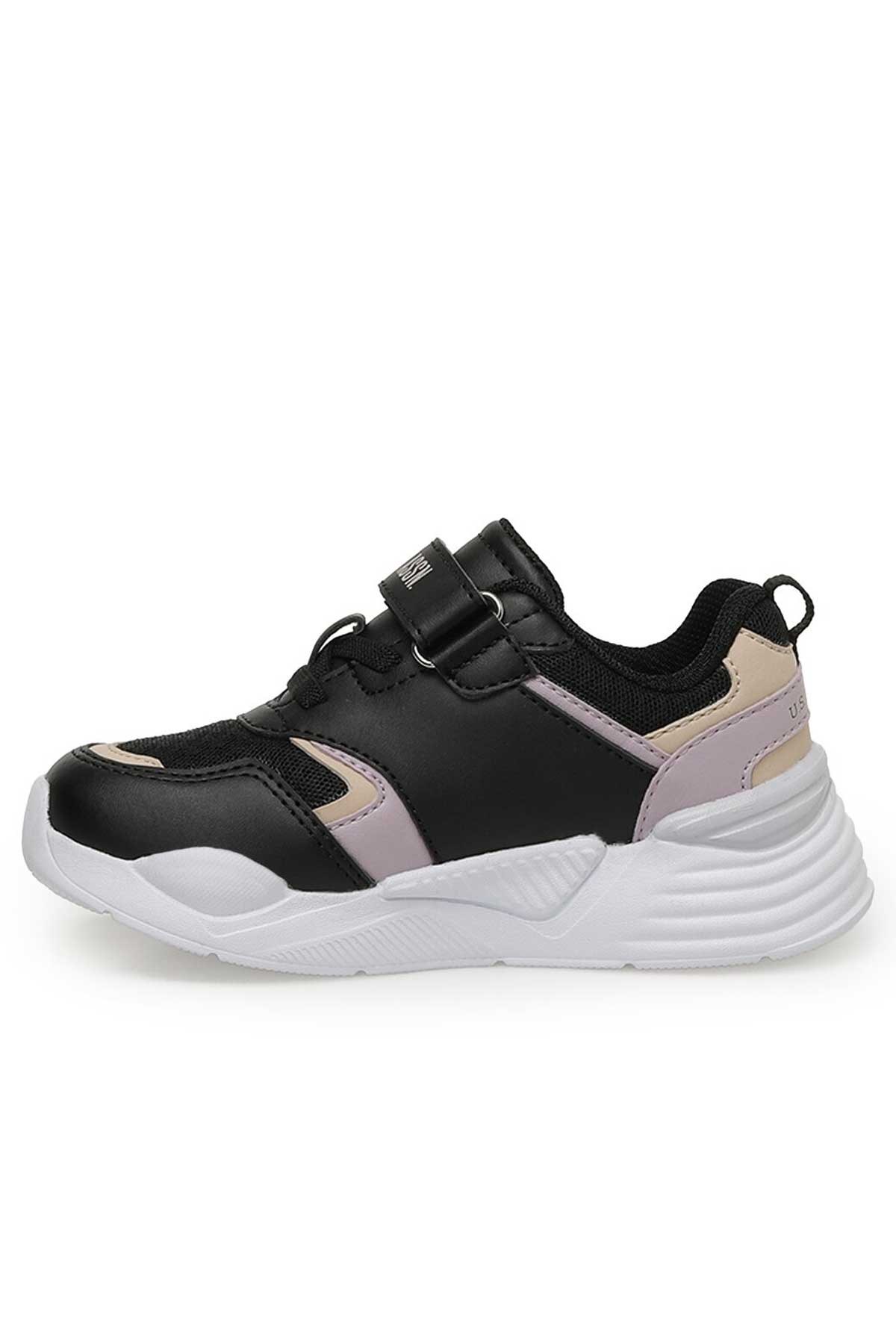 U.S. Polo Assn. Terminal Jr Çocuk Spor Ayakkabı 101392218 Siyah