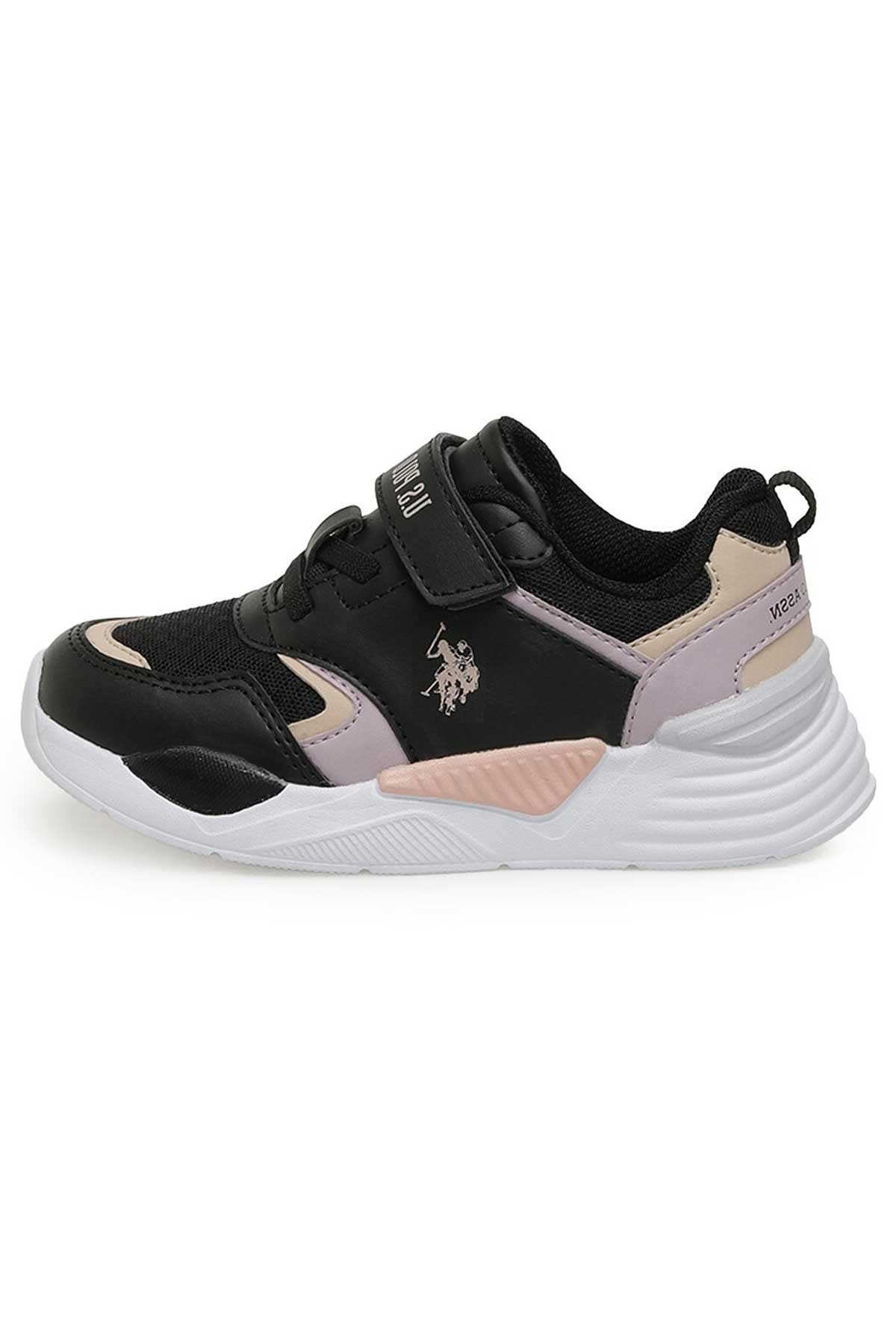U.S. Polo Assn. Terminal Jr Çocuk Spor Ayakkabı 101392218 Siyah