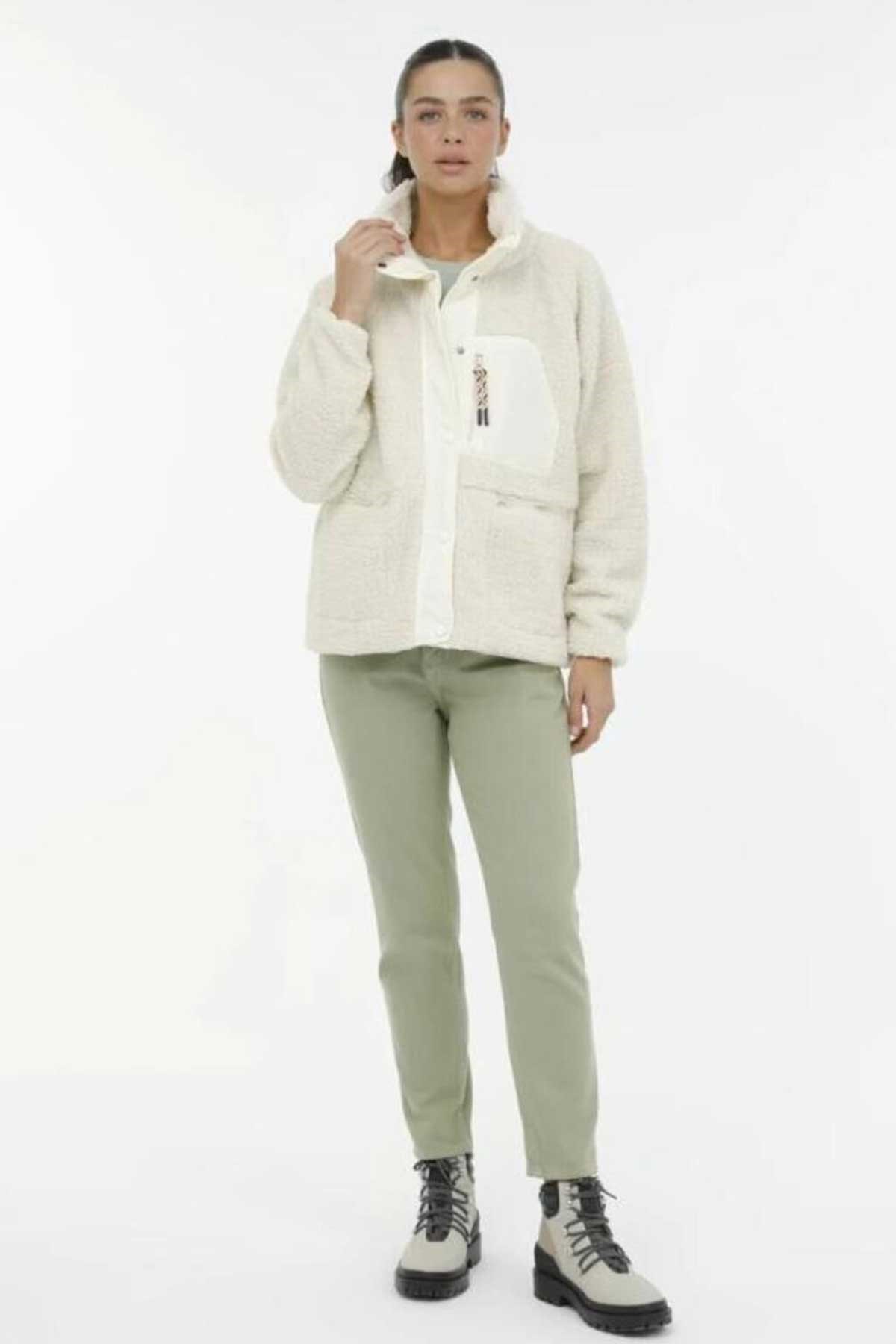 Lumberjack Emma 6Ct2010 Kadın Mont 101398894 Ekru