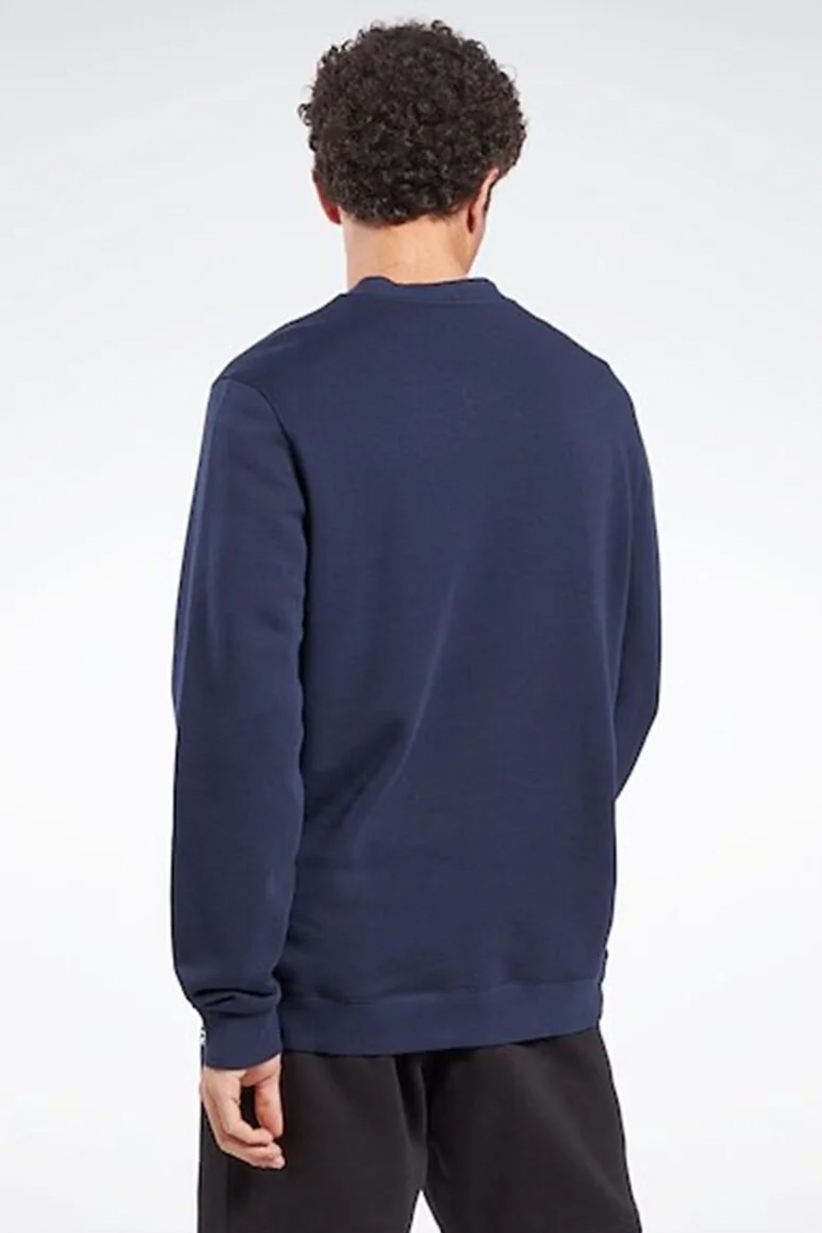 Reebok RI Flc Big Logo Cre Erkek Sweatshirt 101473883 Lacivert