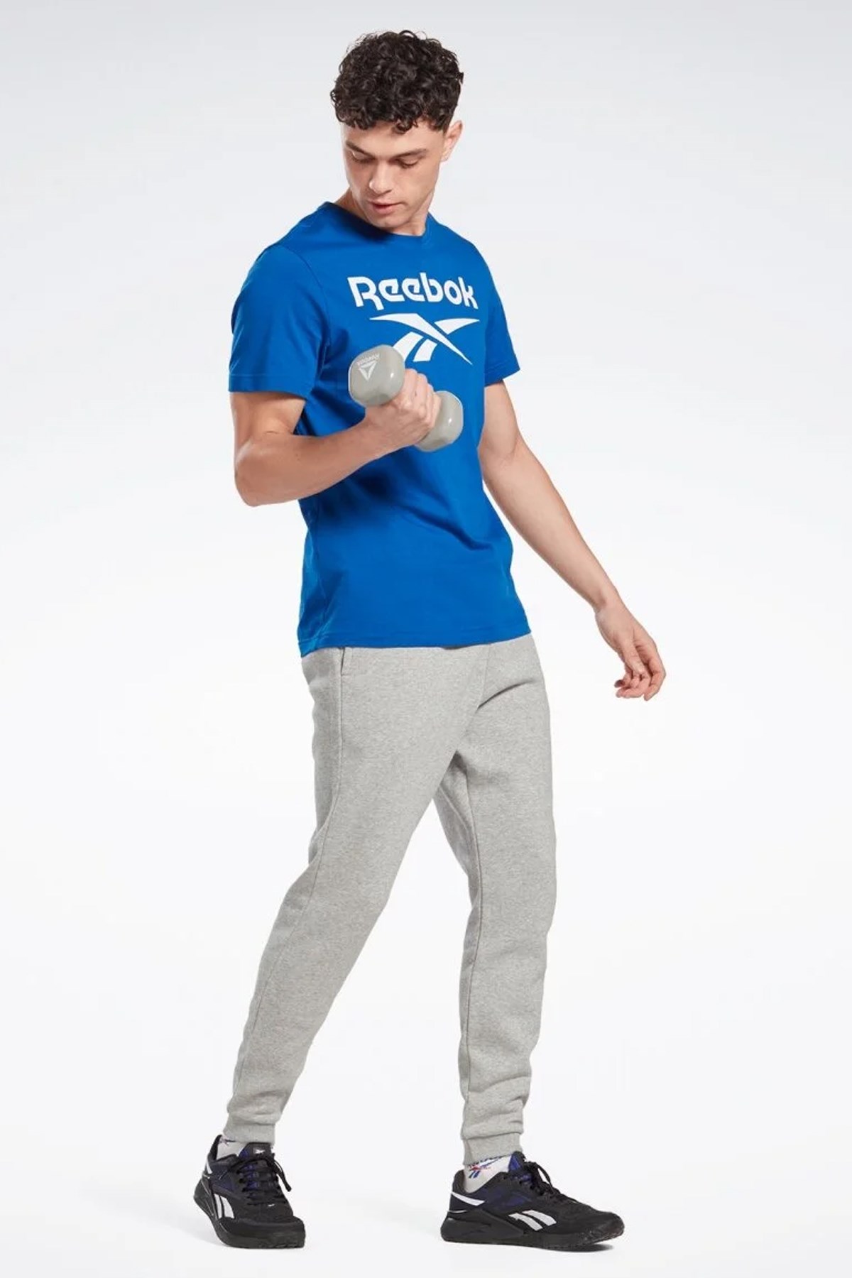 Reebok RI Left Leg Jogger Erkek Eşofman Altı 101475719 Gri