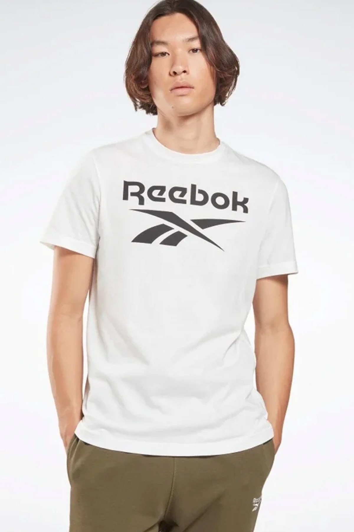 Reebok Ri Big Logo Erkek Tişört 101482066 Beyaz