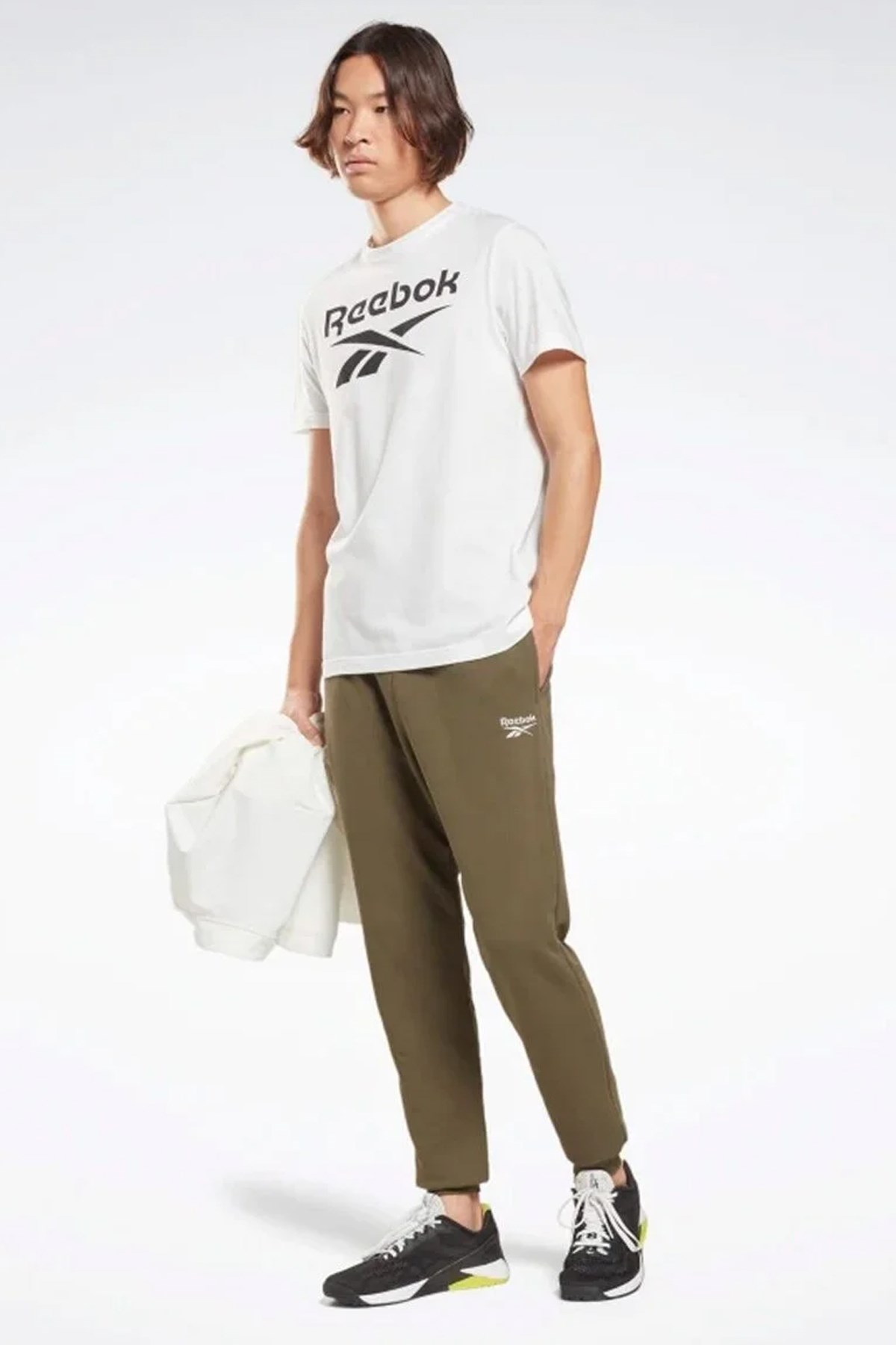 Reebok Ri Big Logo Erkek Tişört 101482066 Beyaz