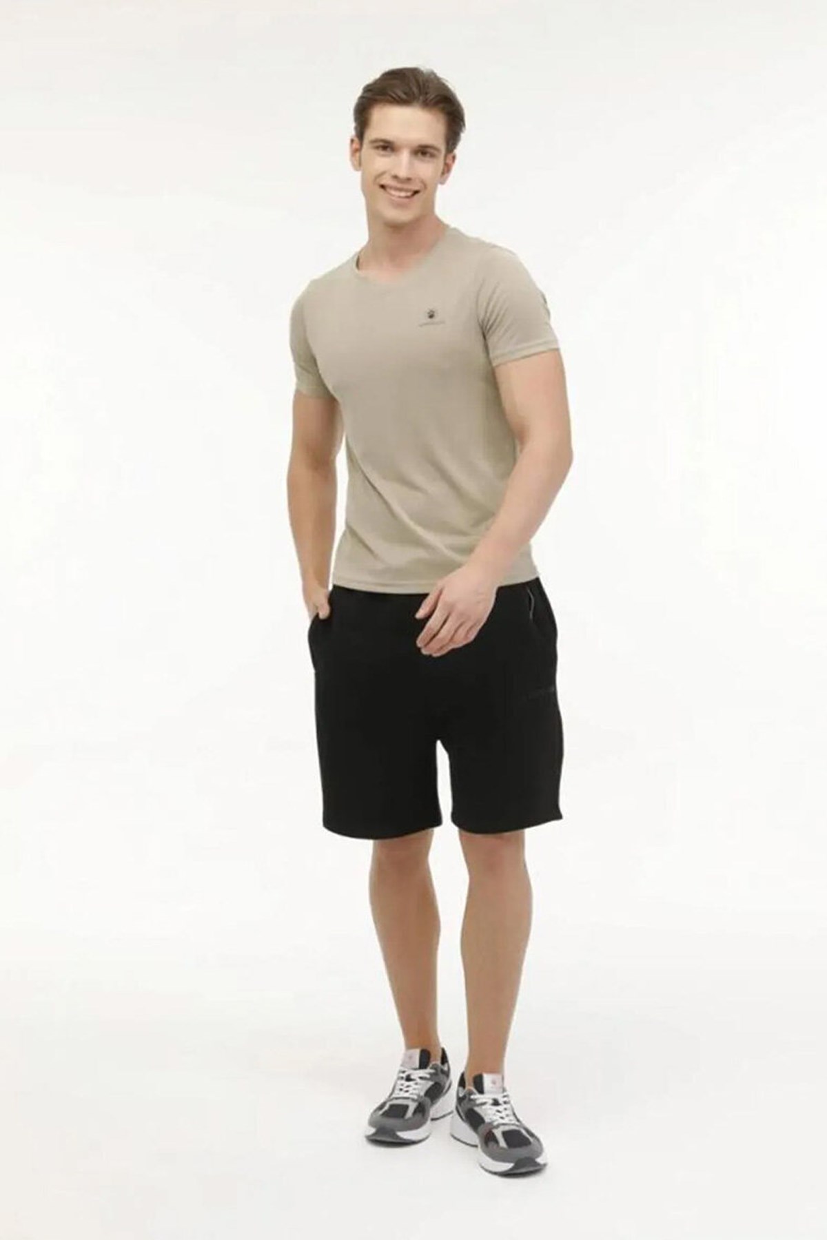 Lumberjack Modal Sb203 4FX Erkek Tişört 101497284 Bej