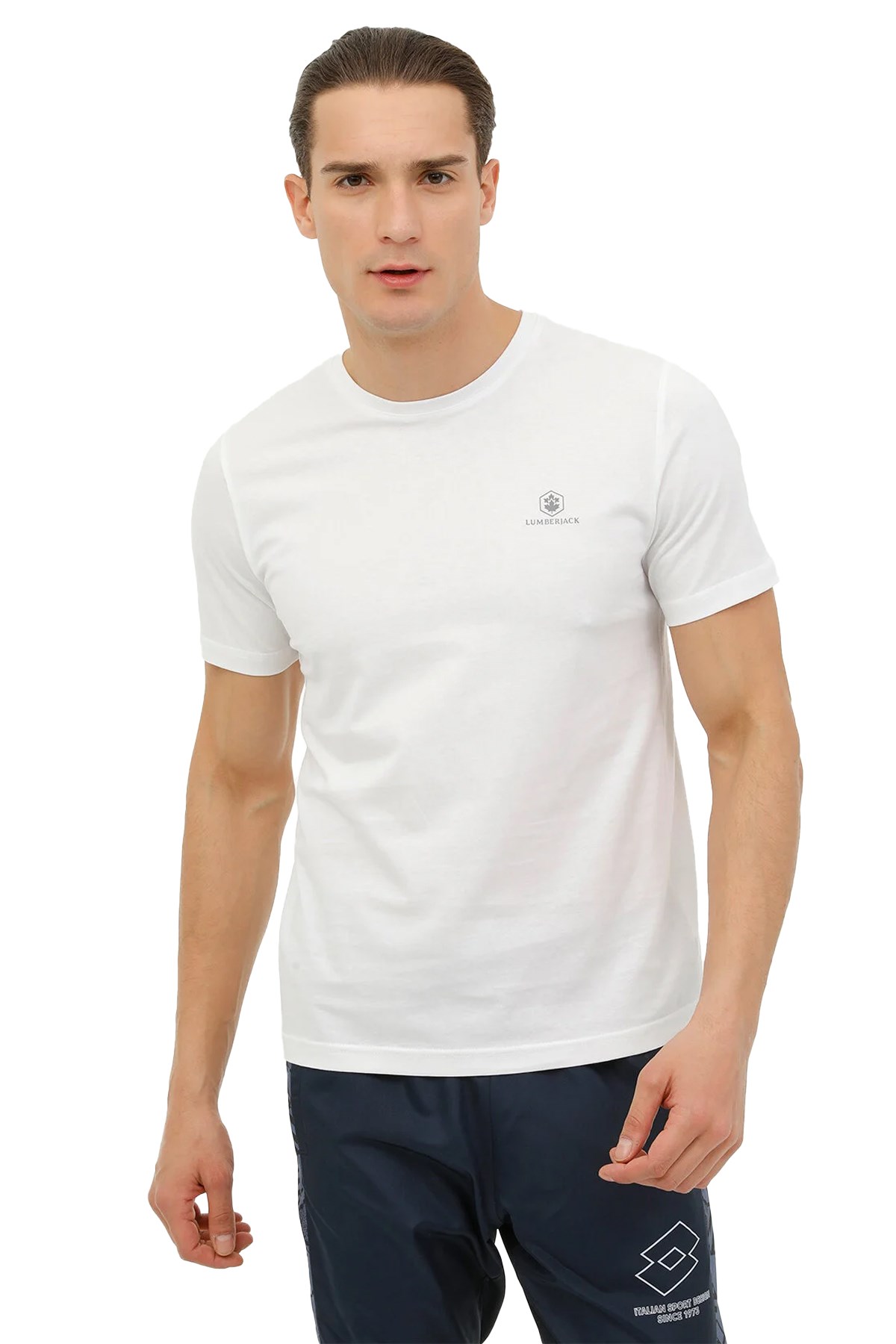 Lumberjack 4M M-CT102 Erkek Tişört 101497366 Beyaz