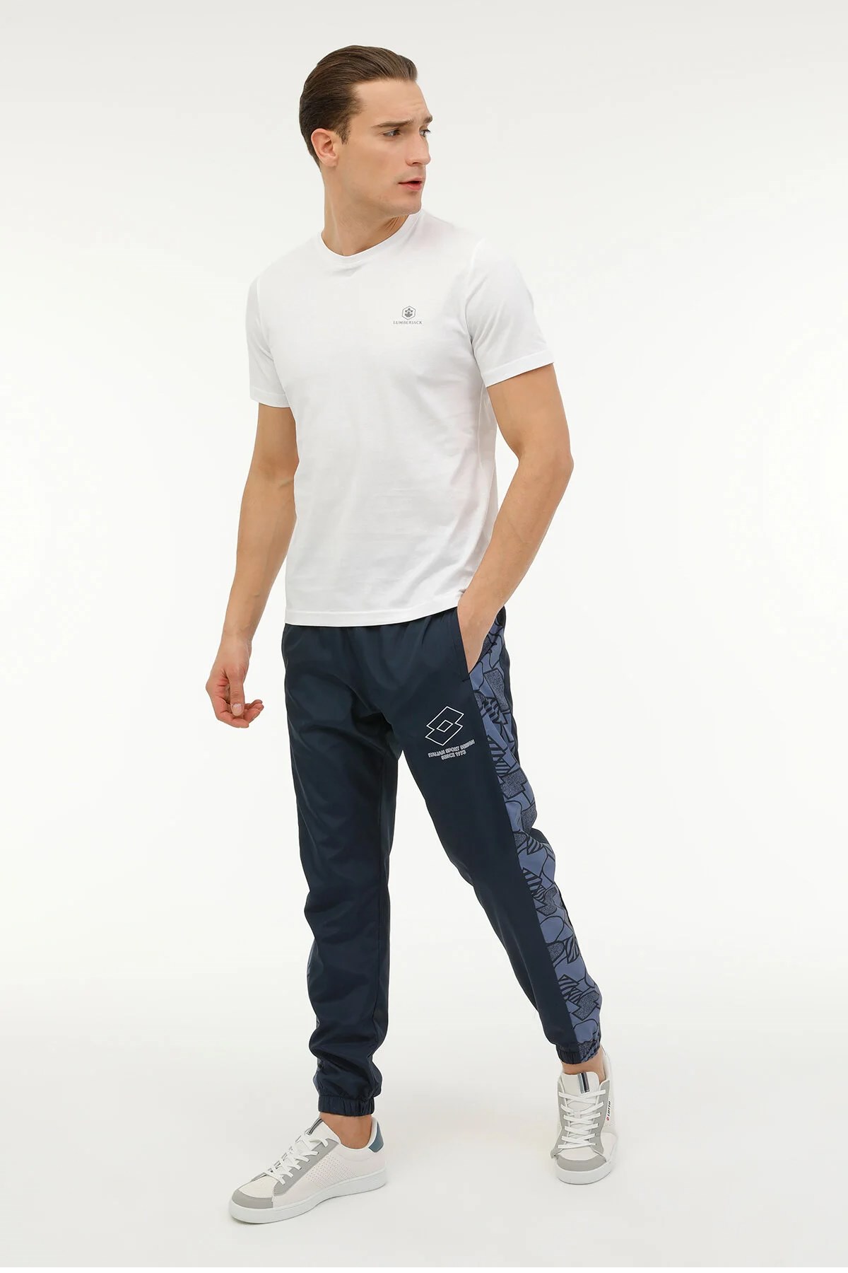 Lumberjack 4M M-CT102 Erkek Tişört 101497366 Beyaz