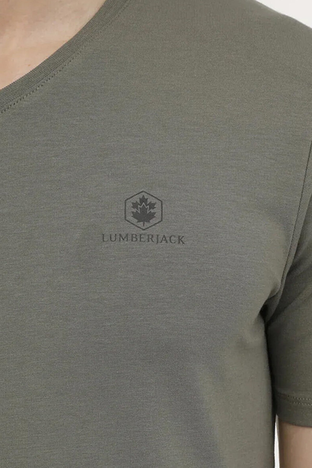 Lumberjack 4M M-CT106 Erkek Tişört 101497400 Haki