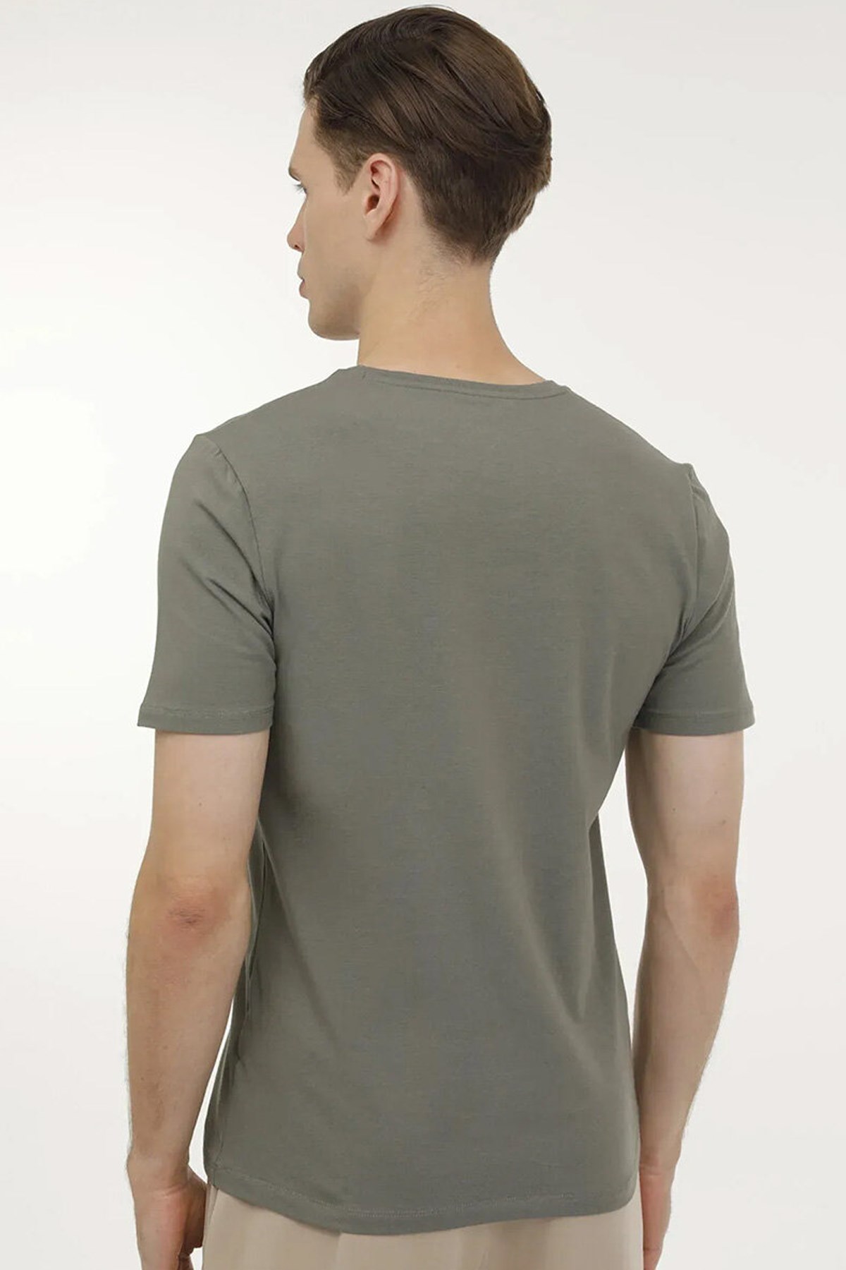 Lumberjack 4M M-CT106 Erkek Tişört 101497400 Haki