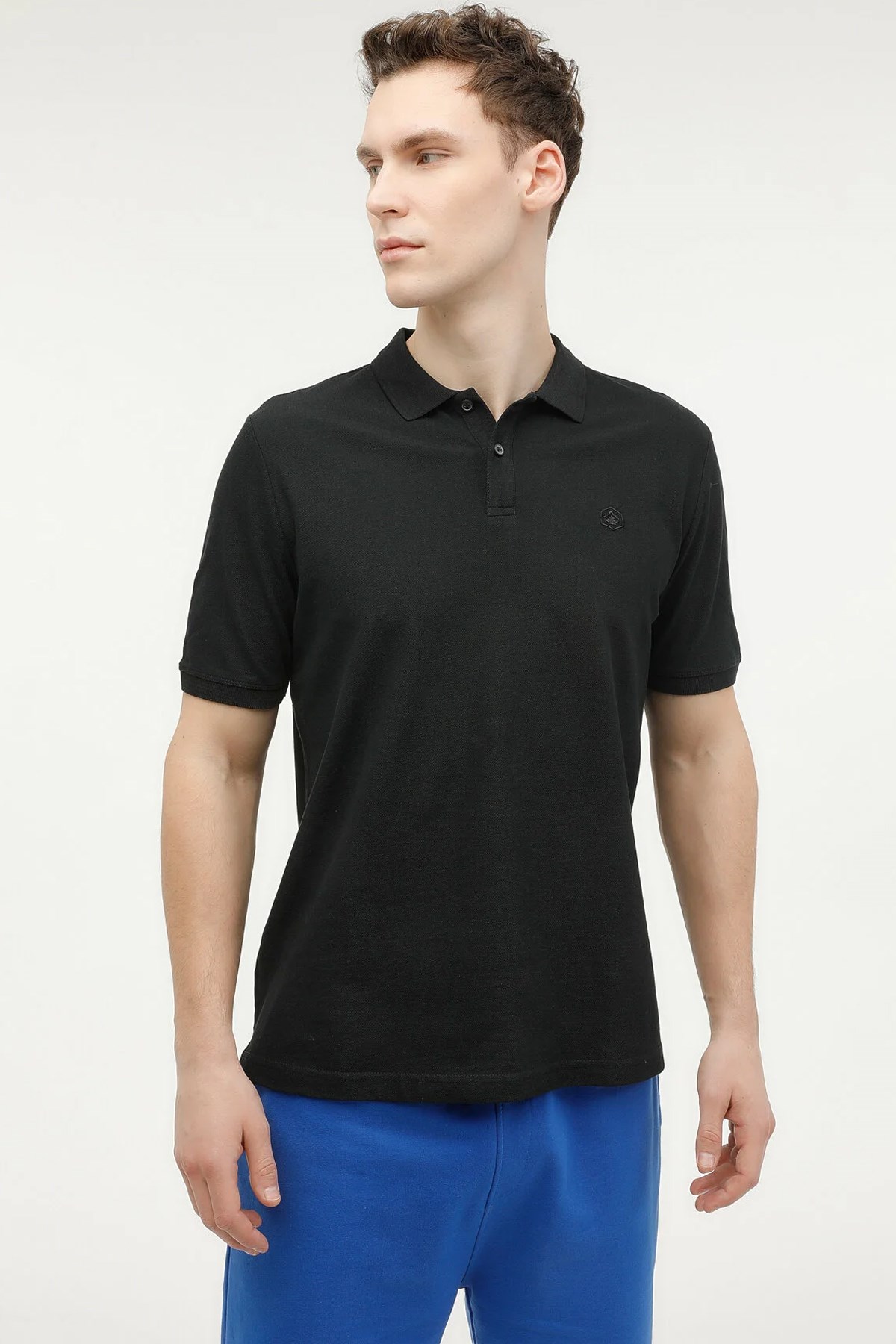 Lumberjack M-CT953 Erkek Polo Yaka Tişört 101497467 Siyah
