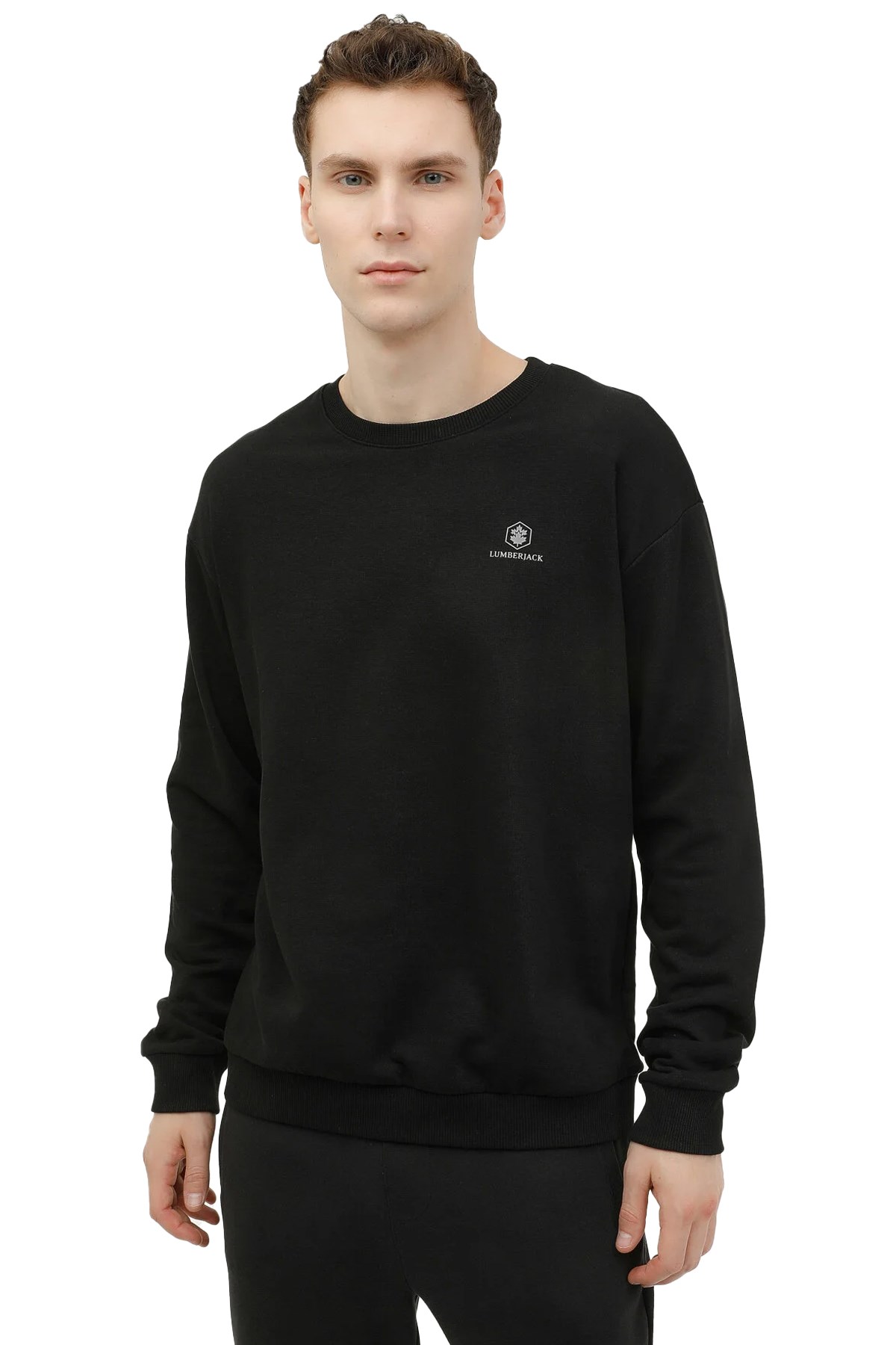 Lumberjack M-Sn75 4FX Erkek Sweatshirt 101497495 Siyah