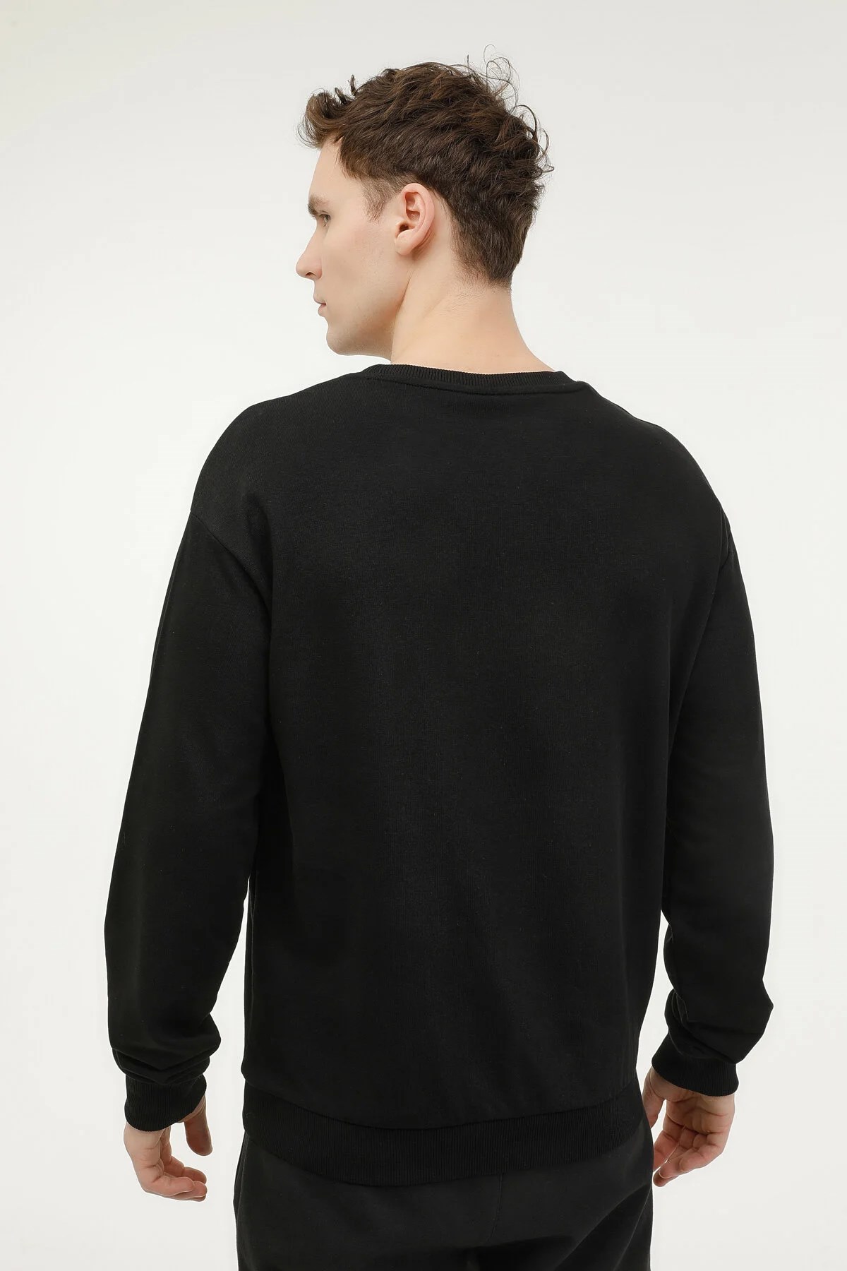 Lumberjack M-Sn75 4FX Erkek Sweatshirt 101497495 Siyah