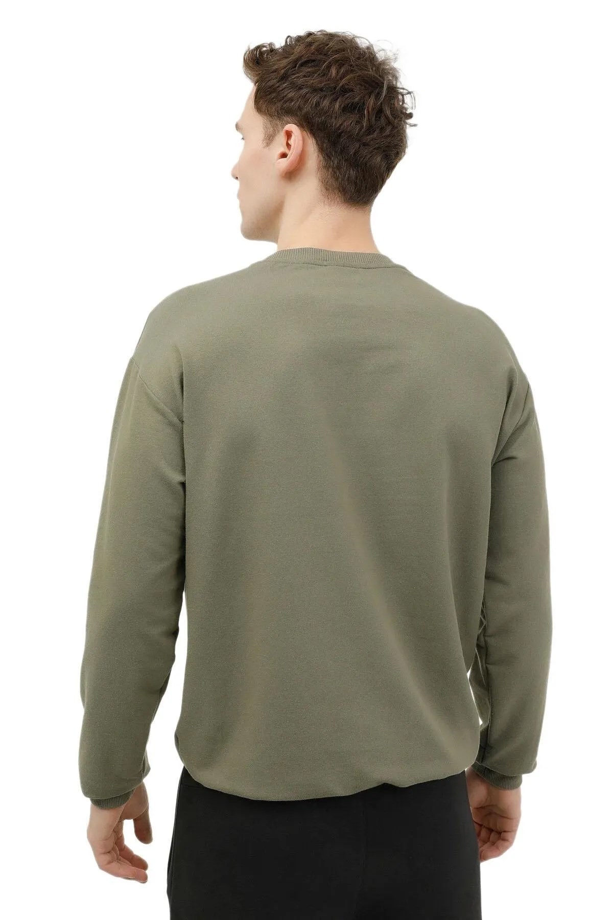 Lumberjack M-Sn75 4FX Erkek Sweatshirt 101497499 Haki