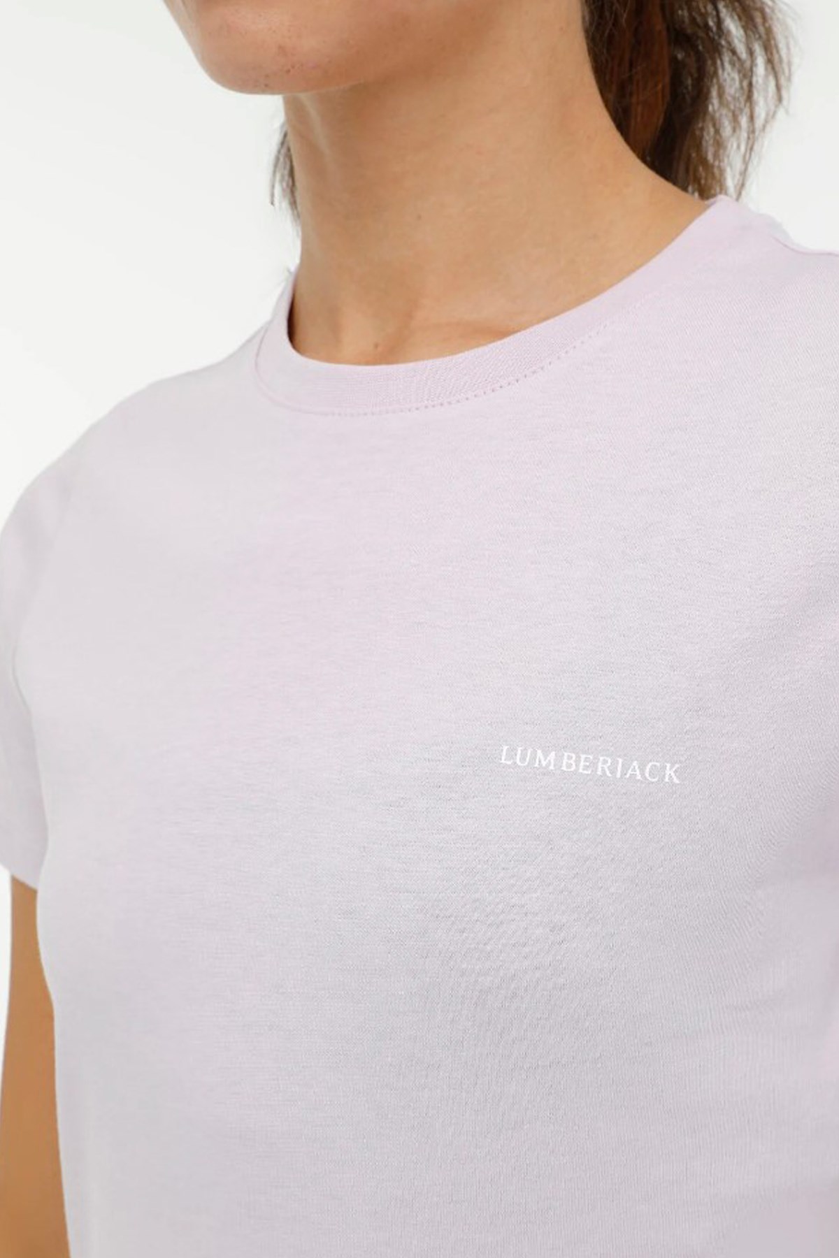 Lumberjack 4M 11Ct122 4FX Kadın Tişört 101503777 Mor