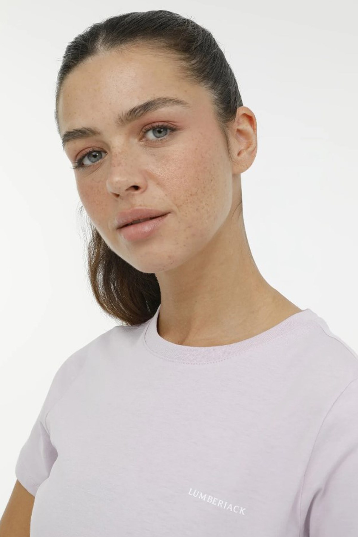 Lumberjack 4M 11Ct122 4FX Kadın Tişört 101503777 Mor