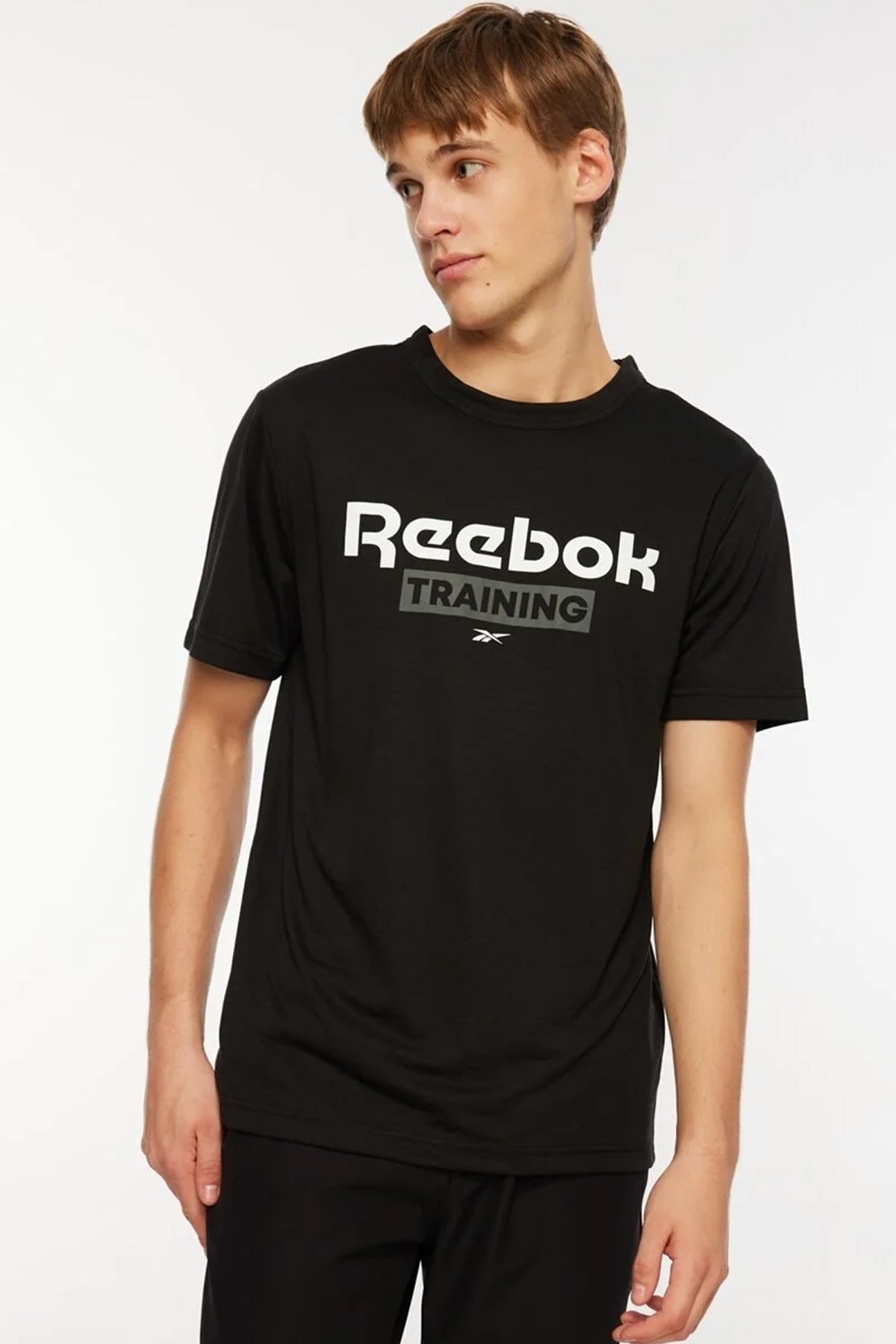 Reebok  Training Gfx Ss Tee Erkek Tişört 101527016 Siyah