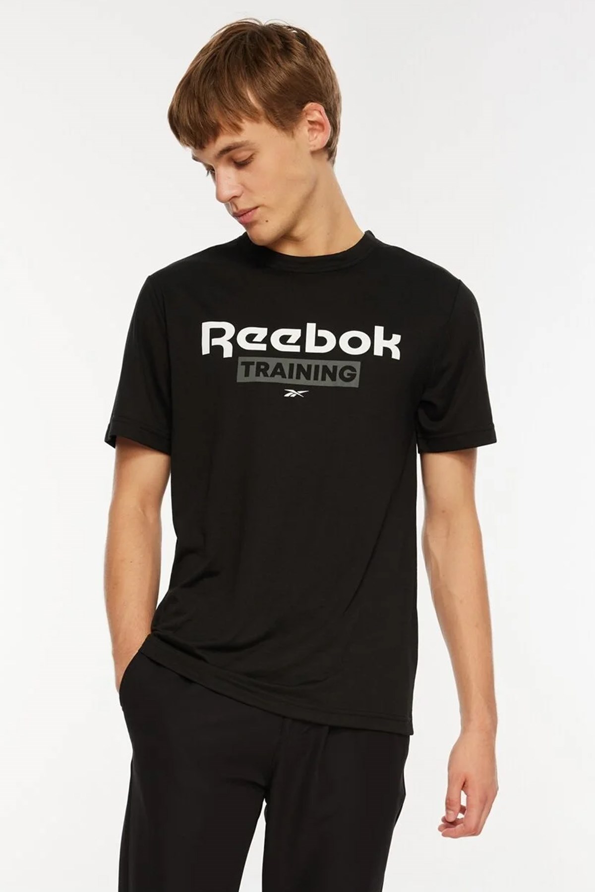 Reebok  Training Gfx Ss Tee Erkek Tişört 101527016 Siyah