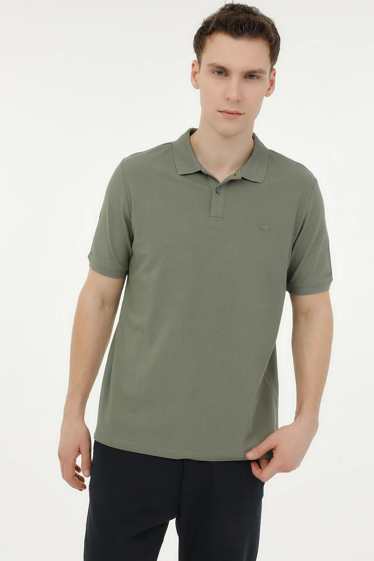 Lumberjack M-CT953 Erkek Polo Yaka Tişört 101533535 Haki