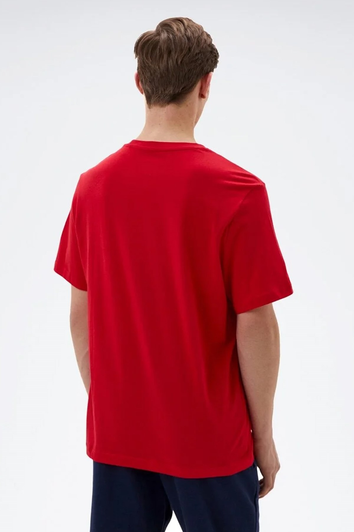 Reebok Identity Stacked Erkek Tişört 101542751 Kırmızı