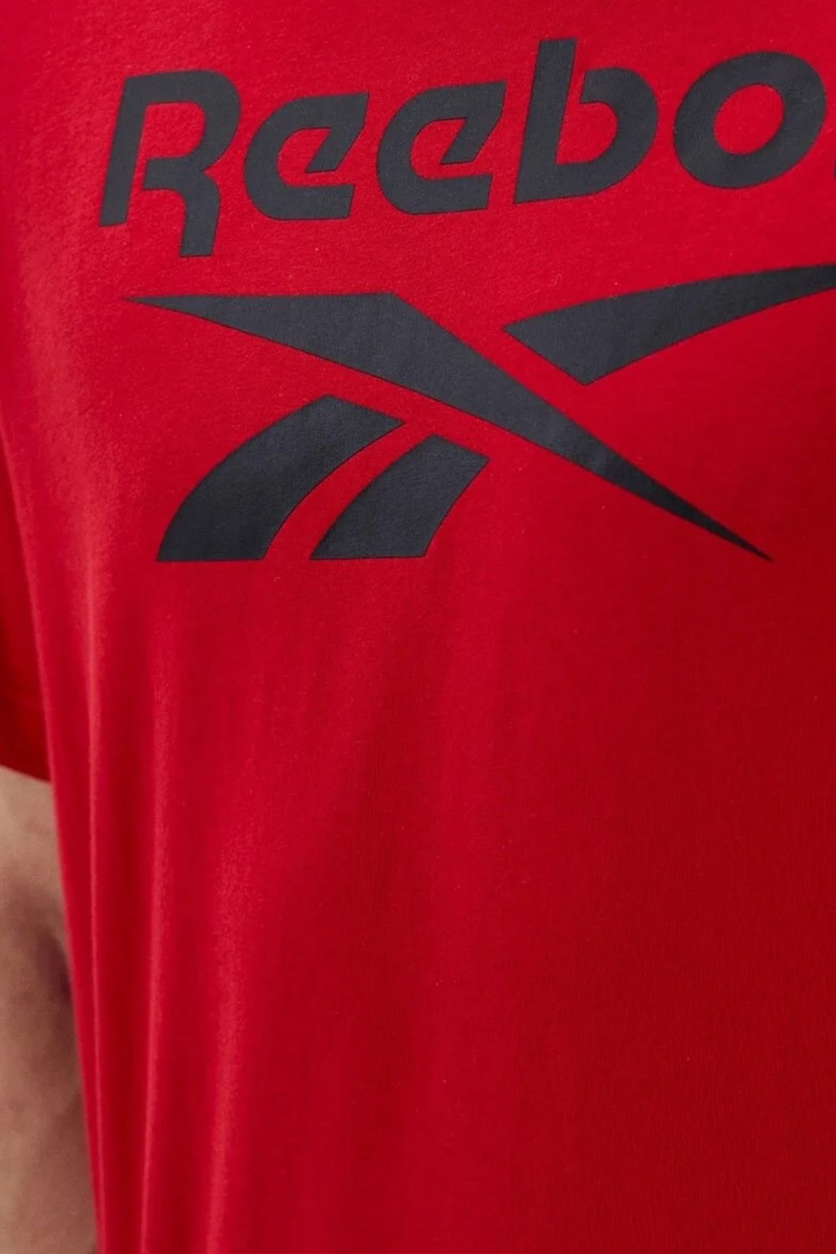Reebok Identity Stacked Erkek Tişört 101542751 Kırmızı