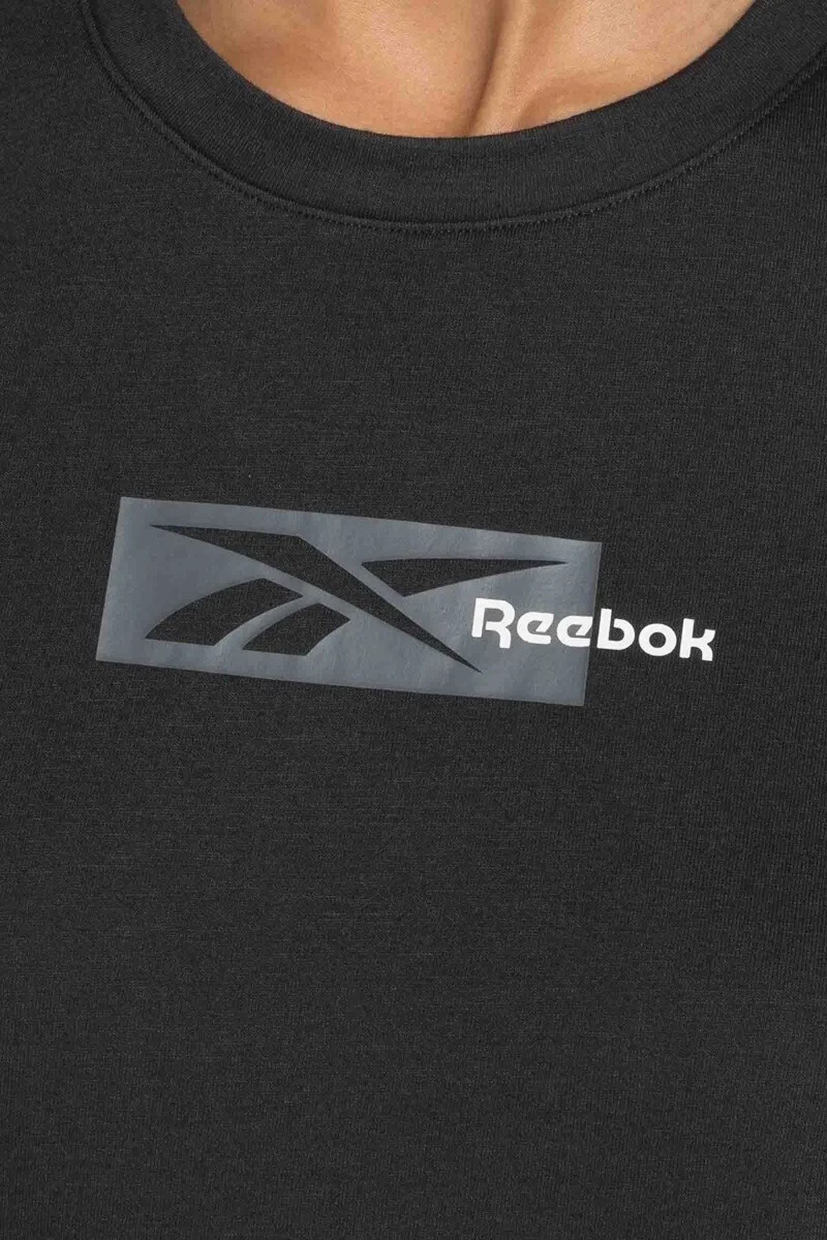Reebok Id Train Supremium Graphic Kadın Tişört 101552397 Siyah