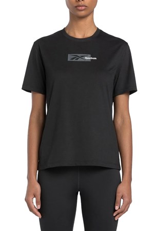 Reebok Id Train Supremium Graphic Kadın Tişört 101552397 Siyah