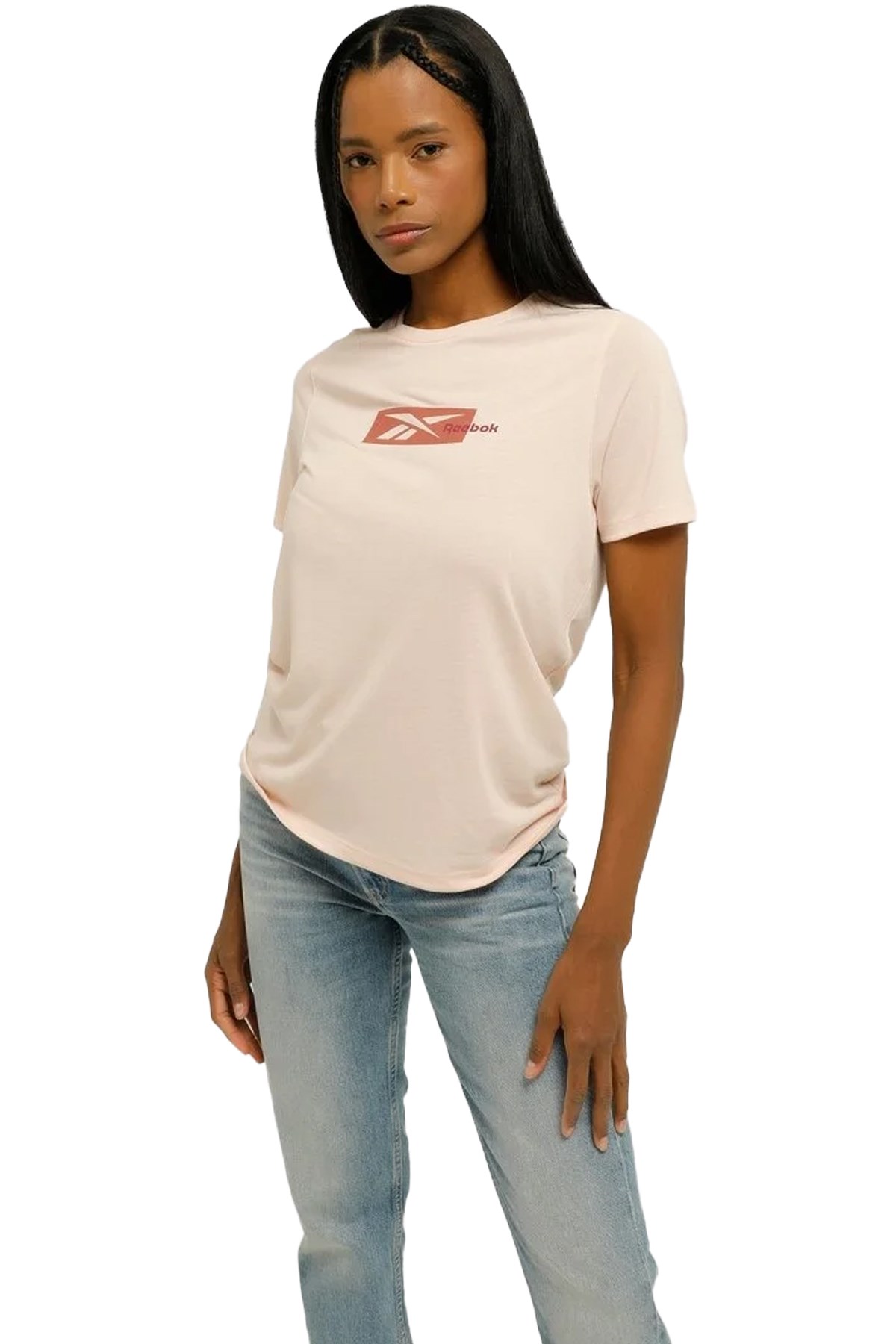 Reebok Id Train Supremium Graphic Kadın Tişört 101552398 Pembe