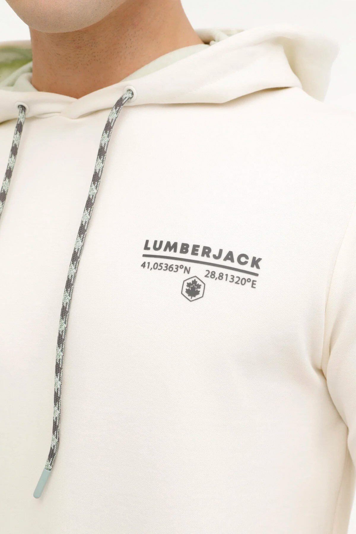 Lumberjack Jerry 4FX Erkek Sweatshirt 101571175 Beyaz