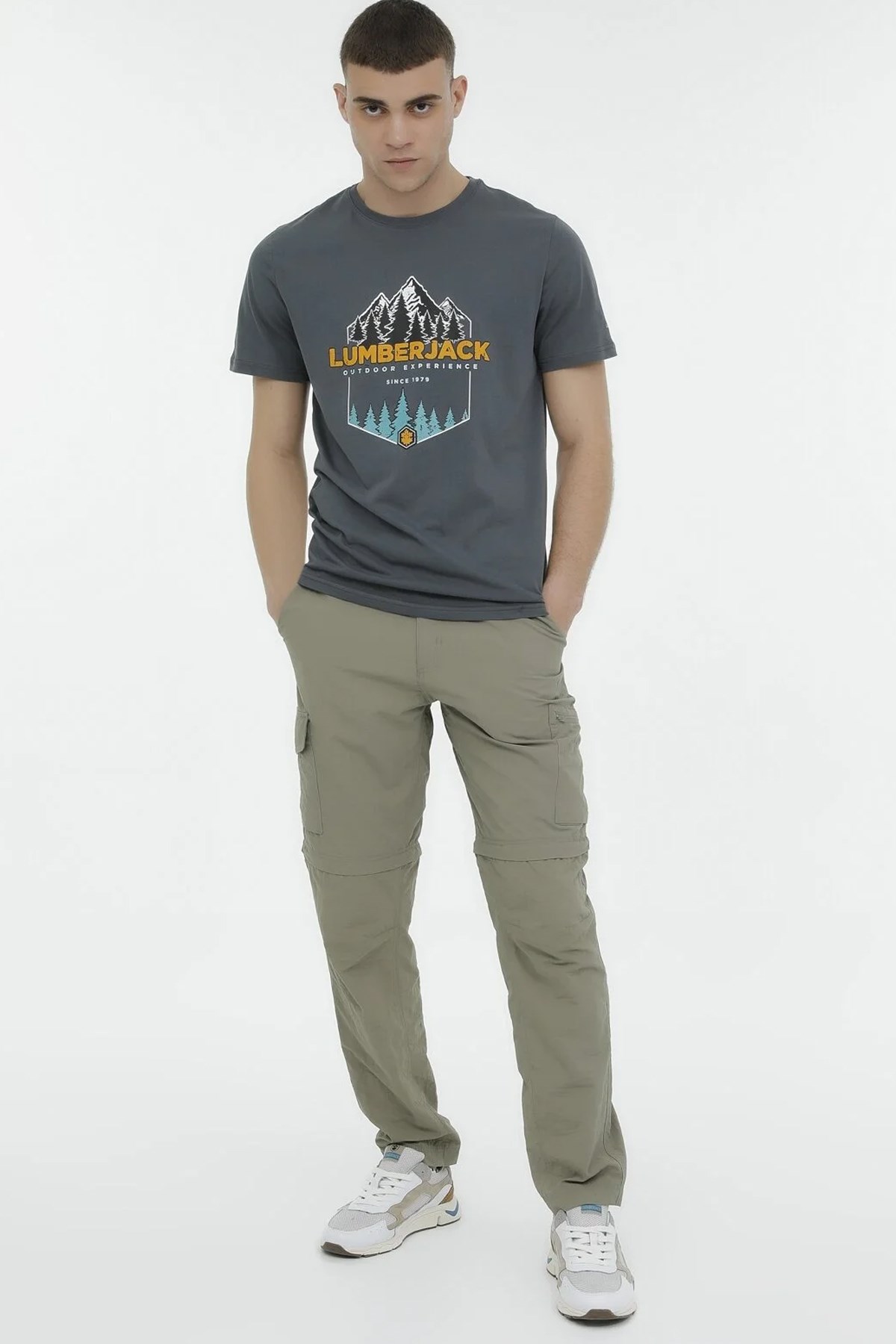Lumberjack Teon 4FX Erkek Pantolon 101571295 Bej