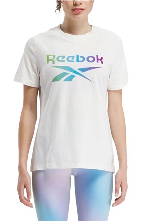 Reebok Gradient Graphic Kadın Tişört 101695411 Ekru