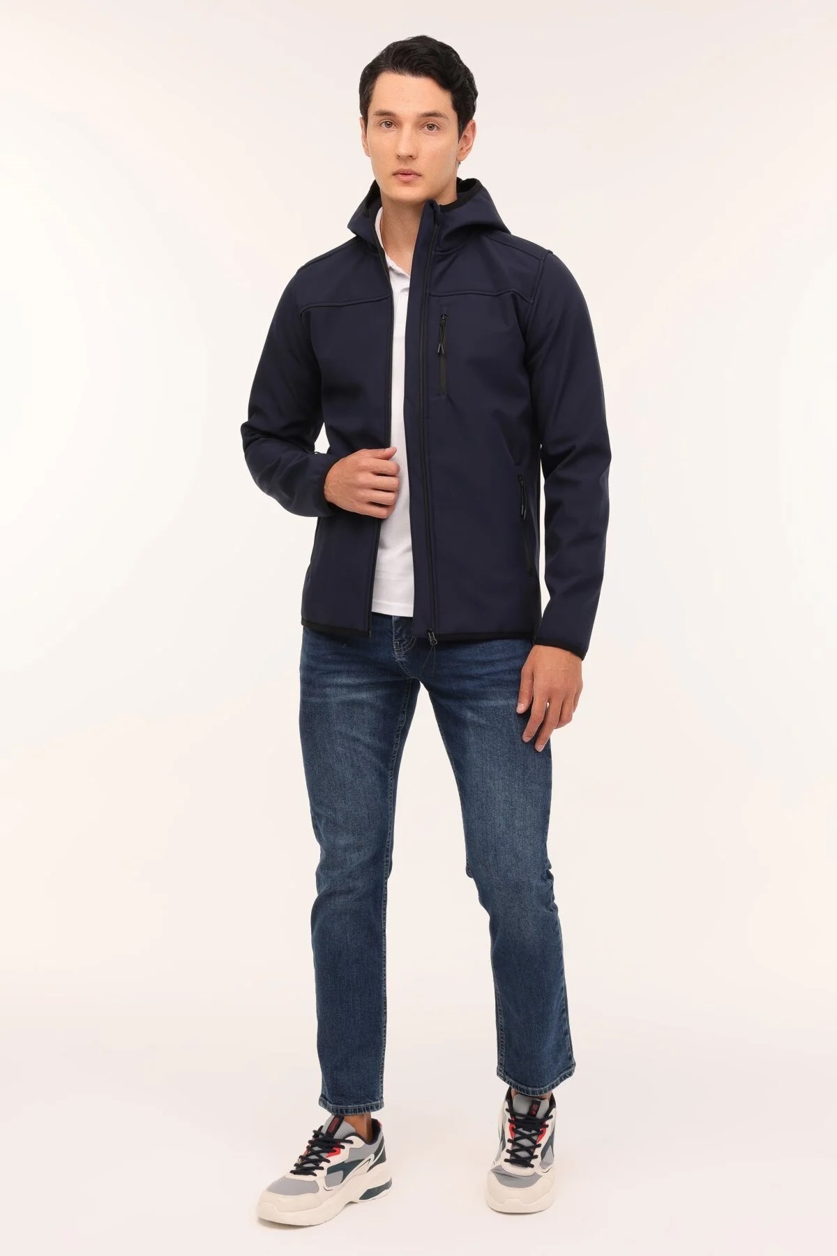 Kinetix Basic Erkek Softshell Mont 101784167 Lacivert