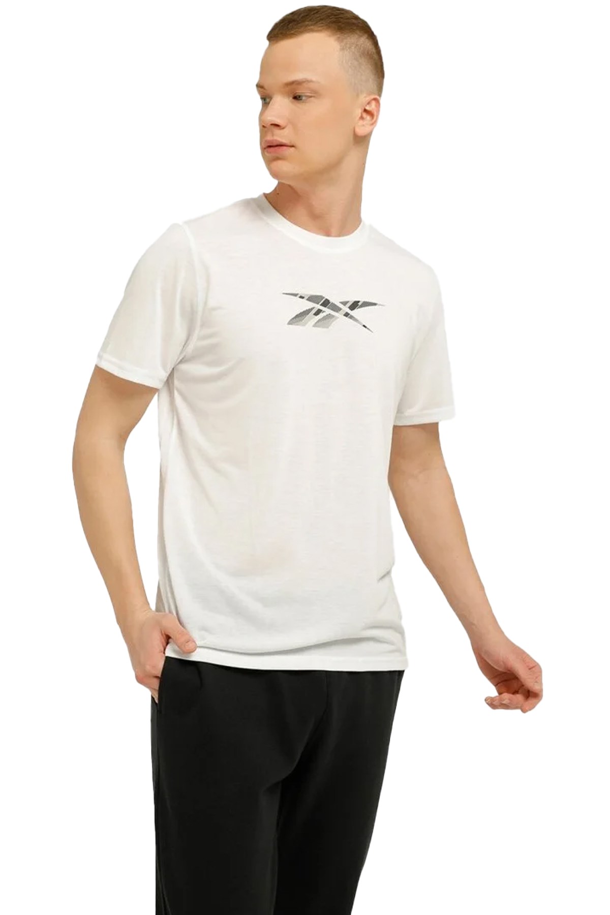 Reebok Train Speedwick Gfx Erkek Tişört 101864621 Beyaz