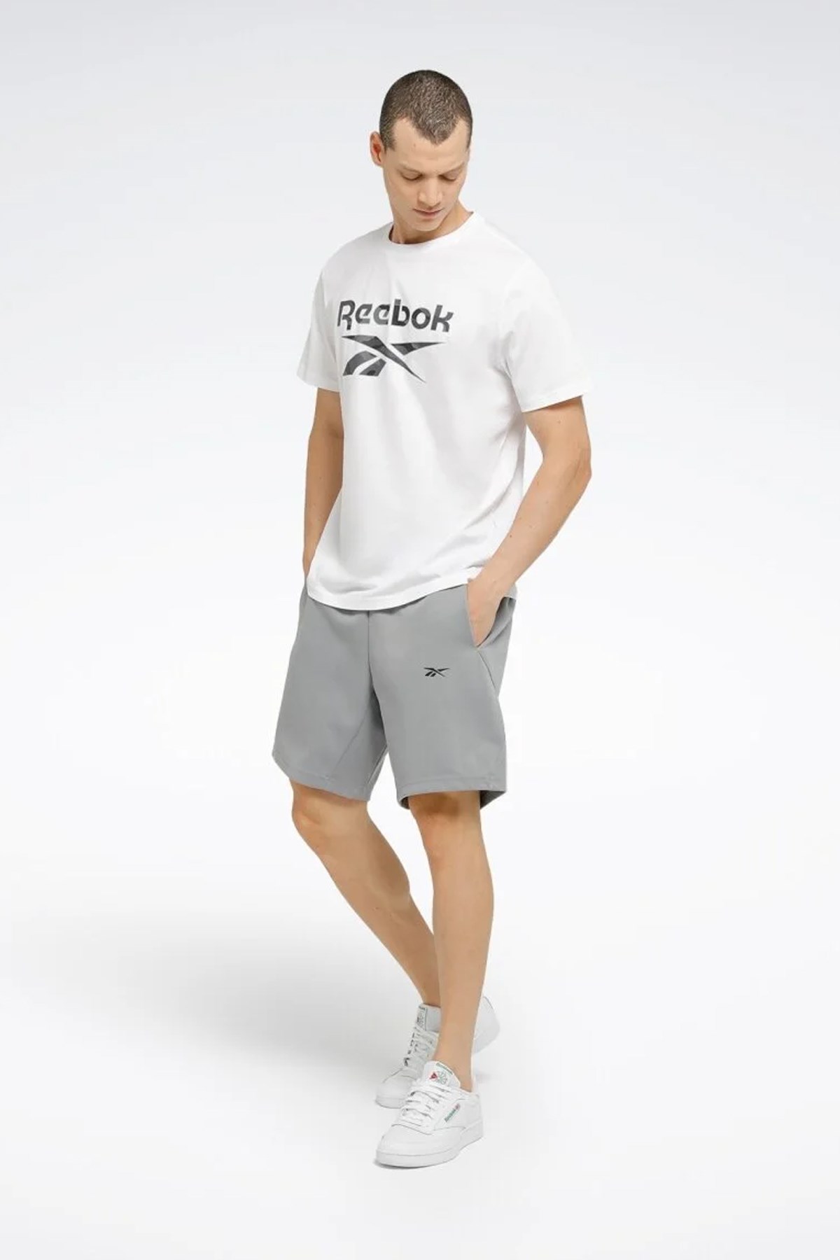 Reebok Id Camo Erkek Tişört 101864625 Beyaz