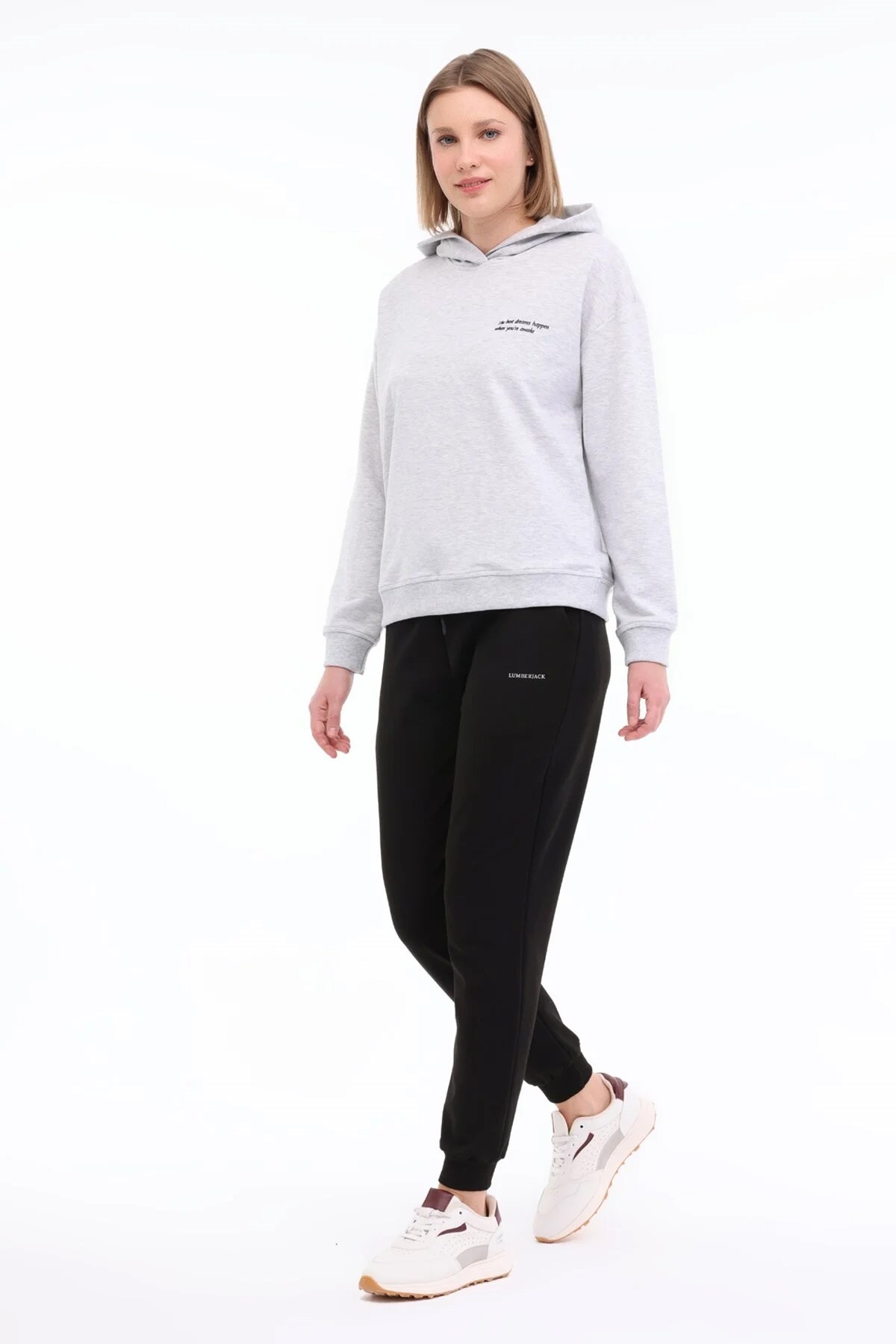 Lumberjack   Jogger 22Ct133 5Fx Kadın Eşofman Alti Siyah