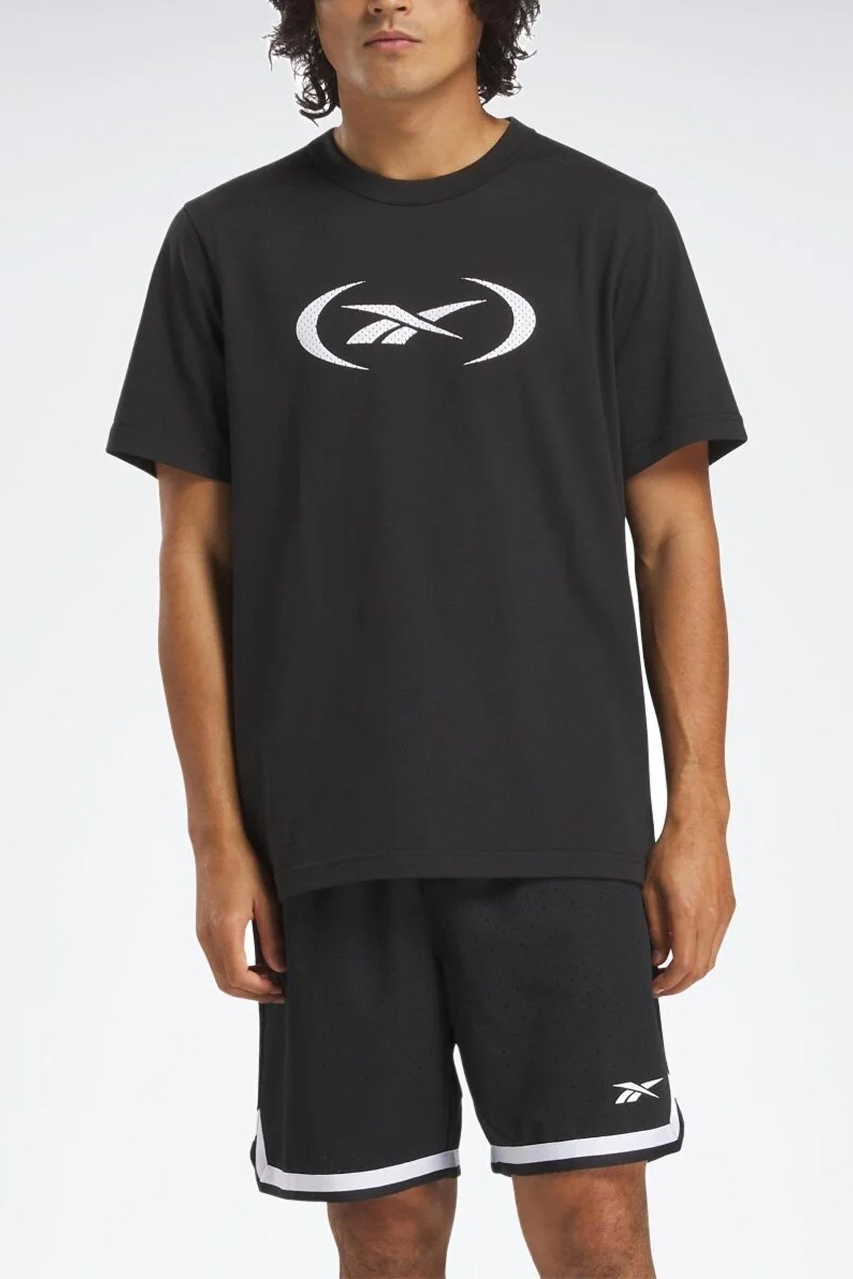 Reebok Basketbol Erkek Tişört Siyah