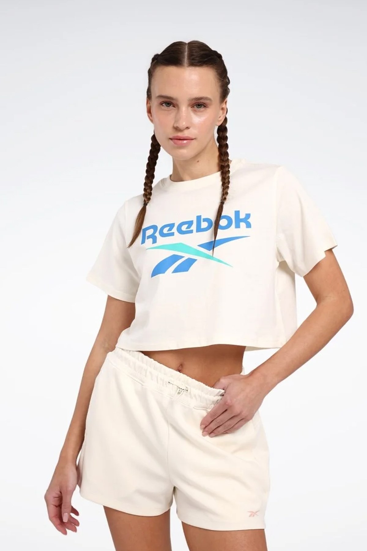 Reebok New Id Reg Crp Kadın Tişört Bej