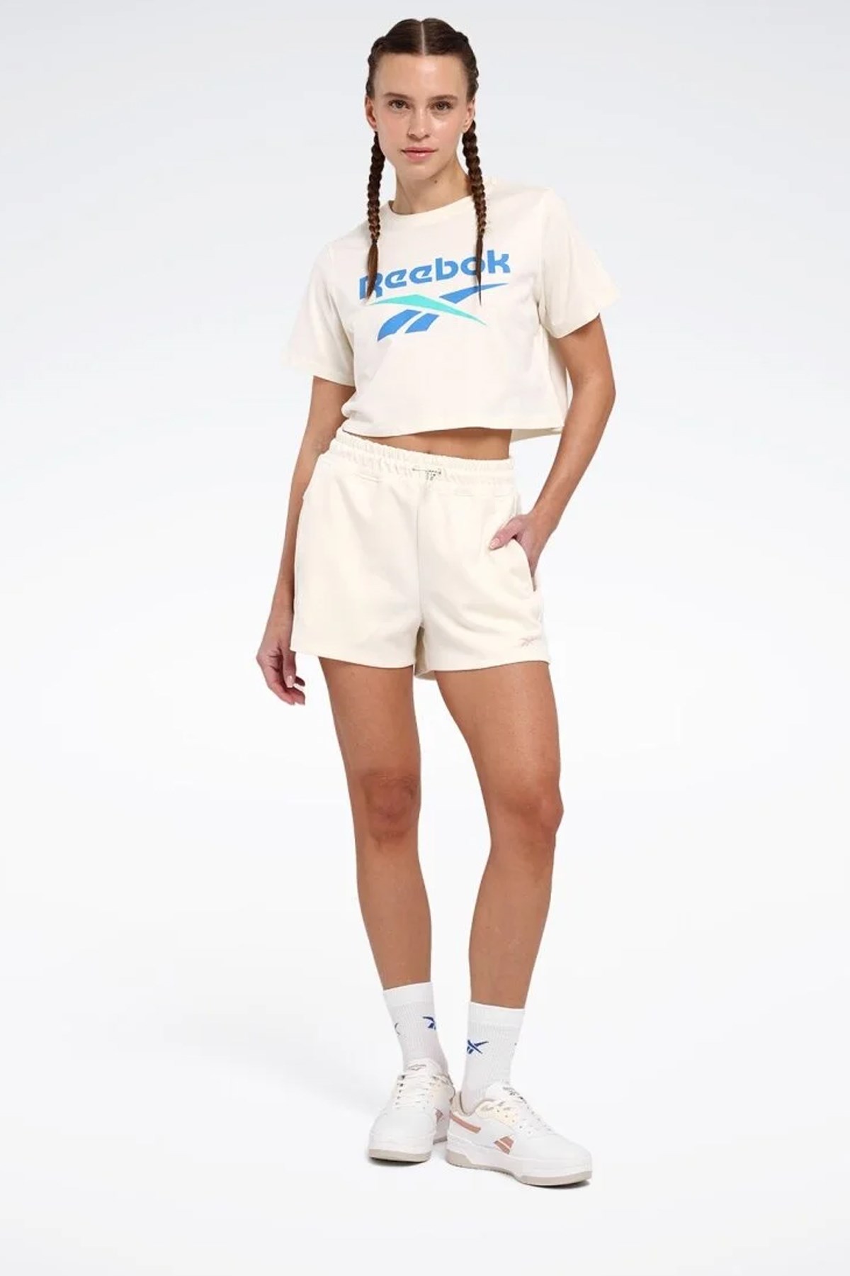 Reebok New Id Reg Crp Kadın Tişört Bej