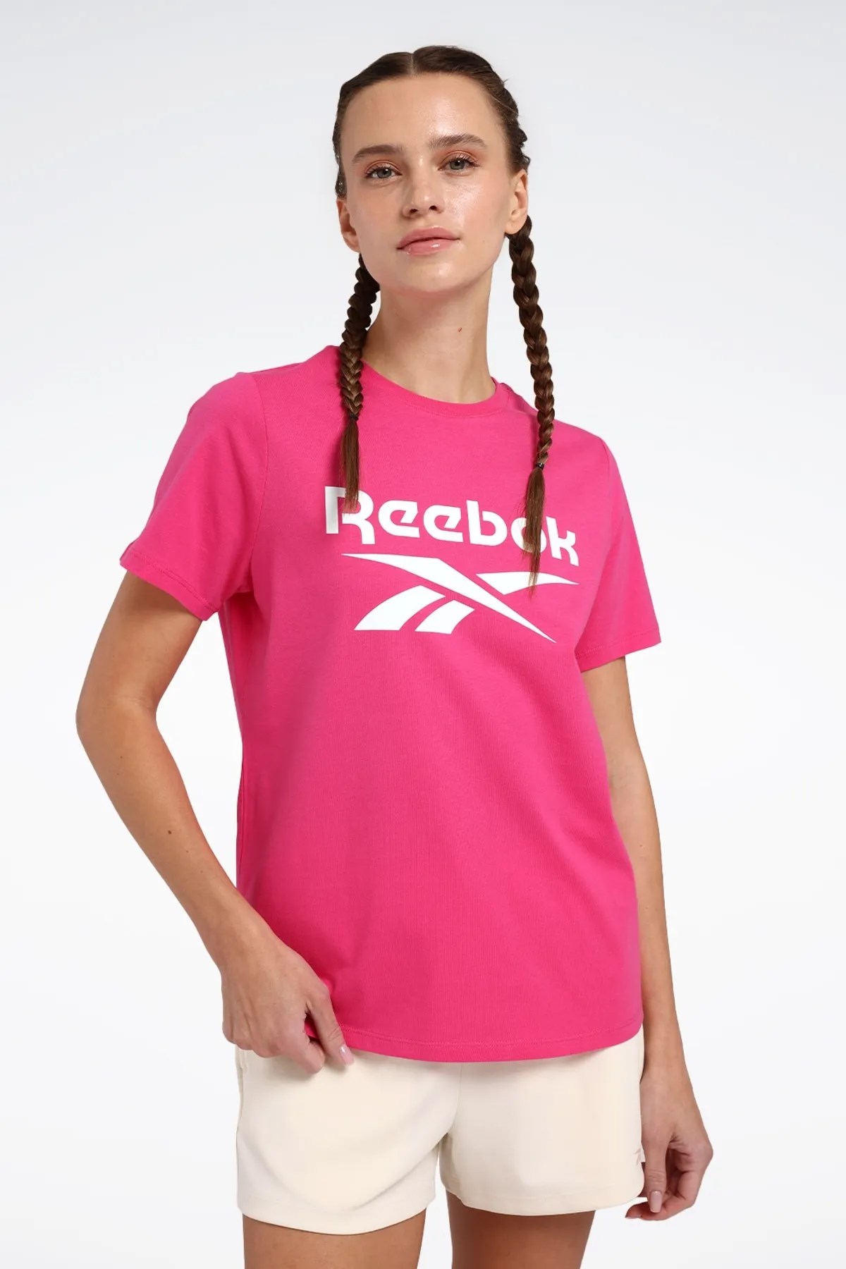 Reebok New Id Reg Tee Erkek Tişört Pembe
