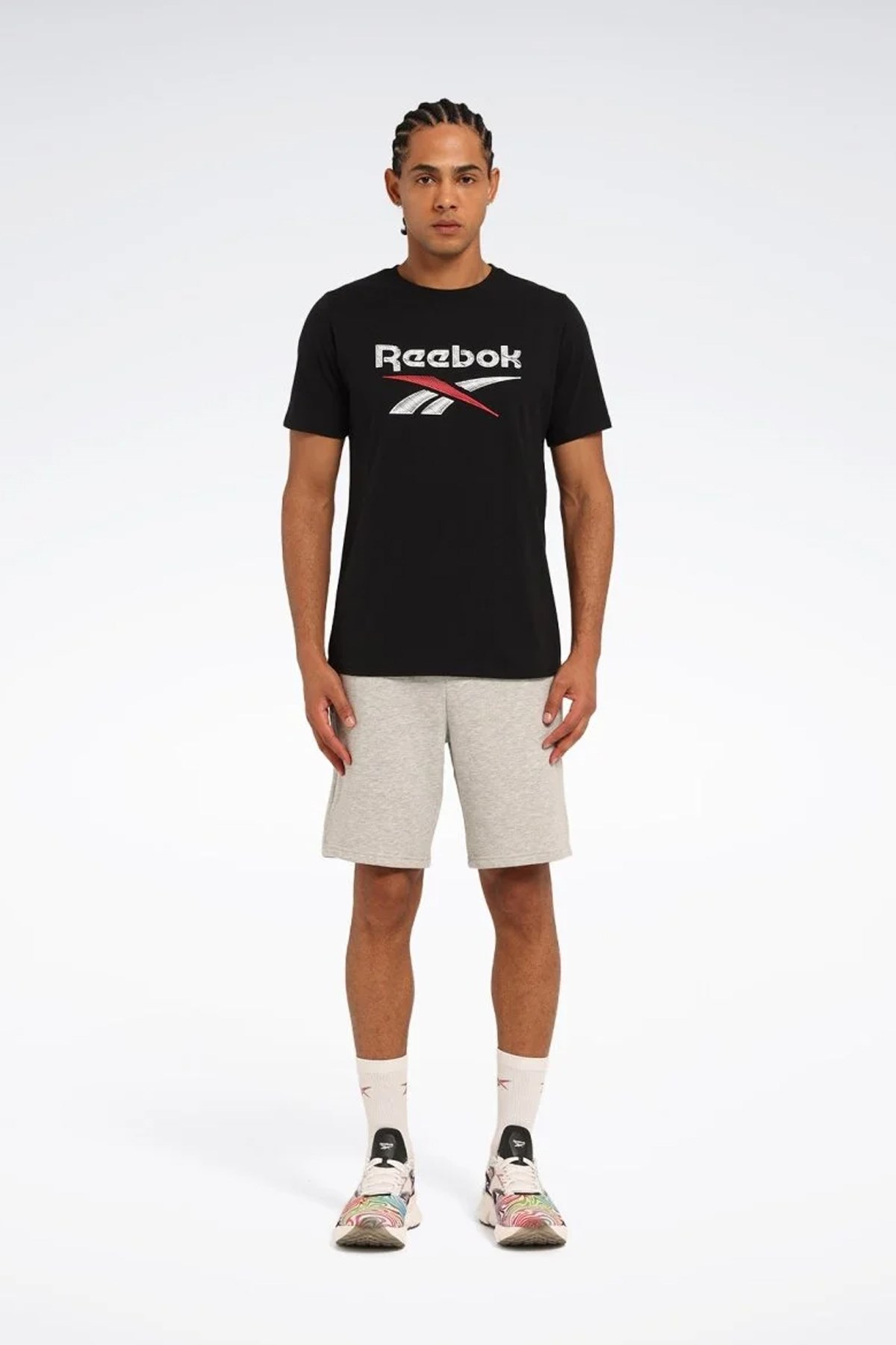 Reebok New Id Reg Sho Erkek Şort Gri